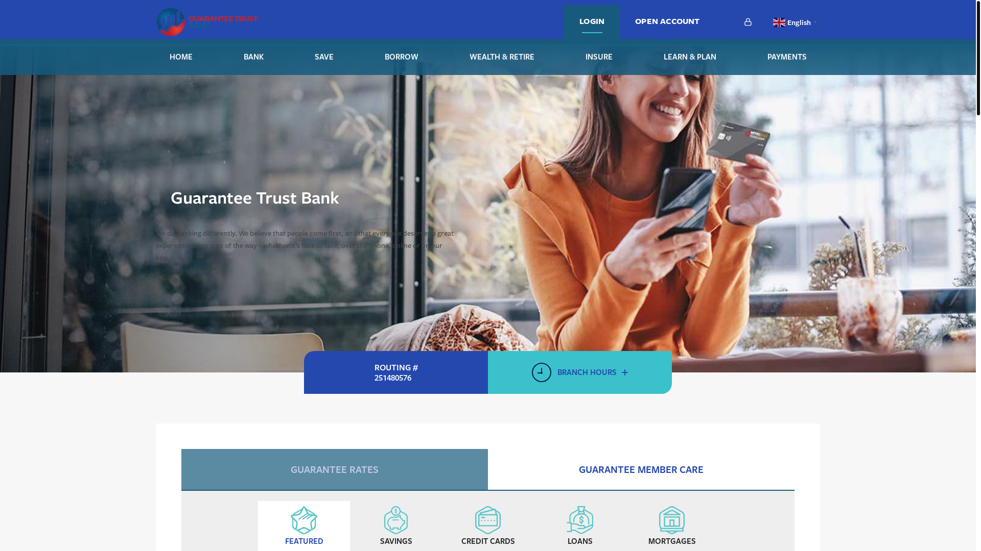 website screenshot of https://guaranteetb.org/