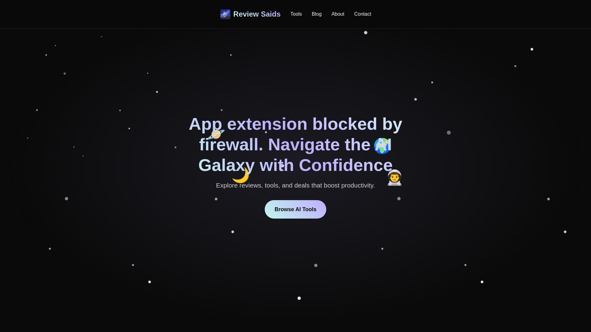 website screenshot of https://reviewsaids.com