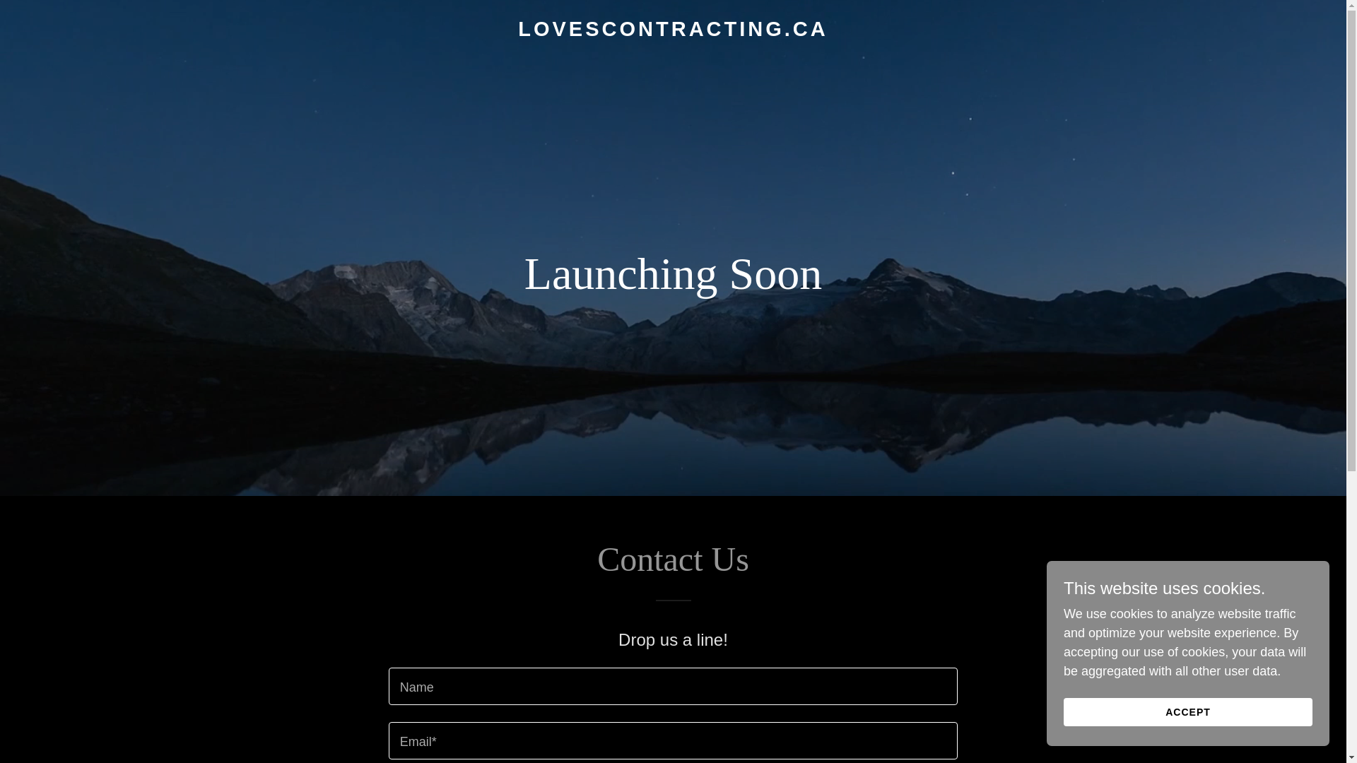website screenshot of https://lovescontracting.ca/