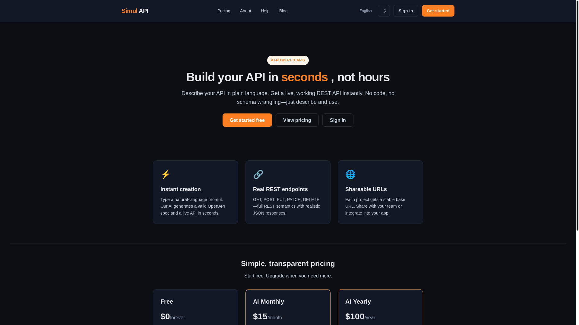 website screenshot of https://simulapi.pages.dev/