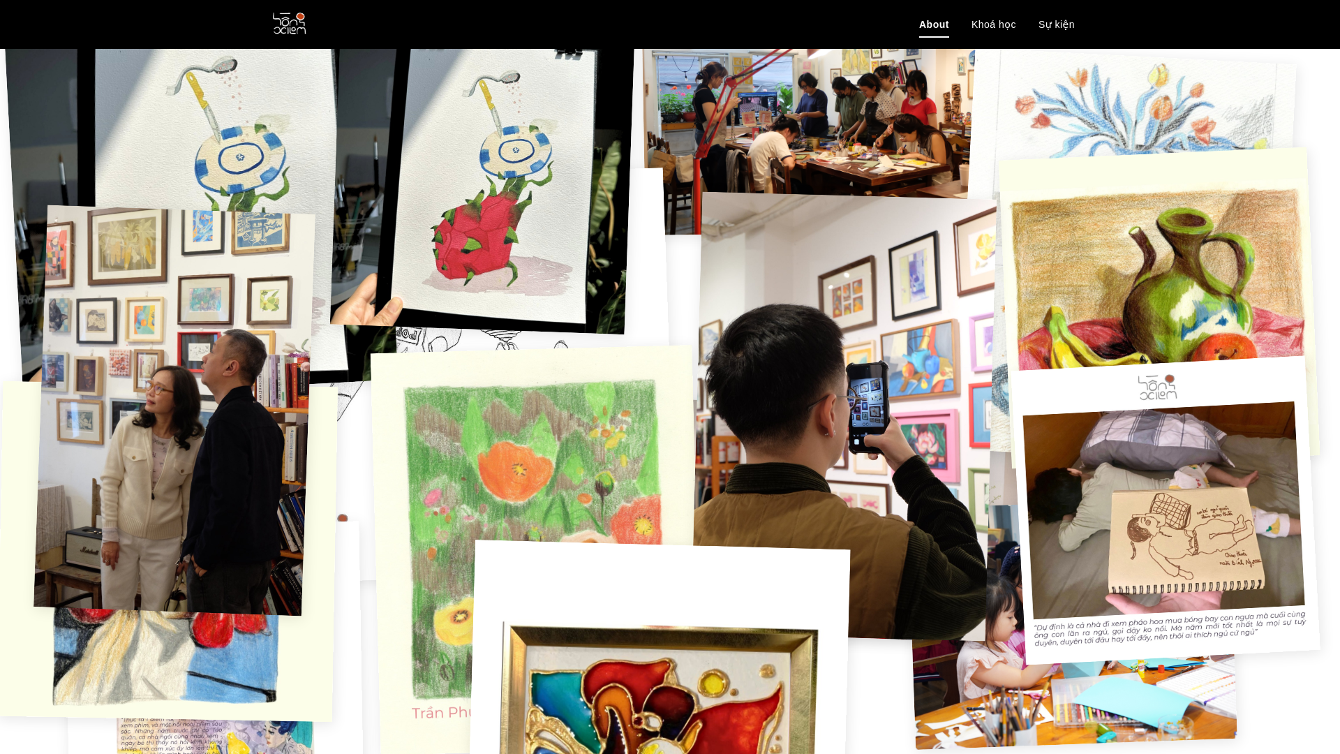 website screenshot of https://lophochongxiem.pages.dev/