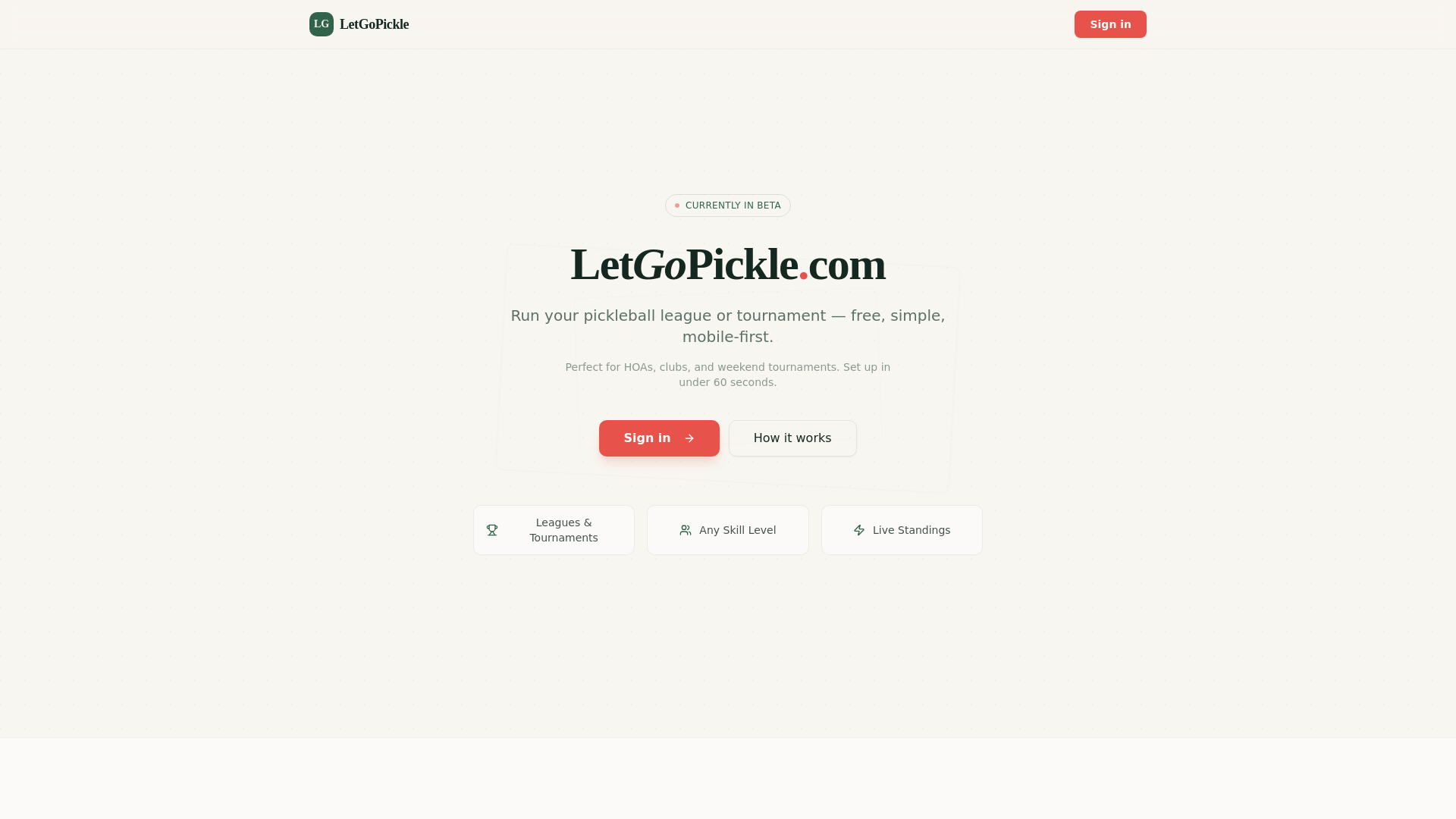 website screenshot of https://dinkstack.com/