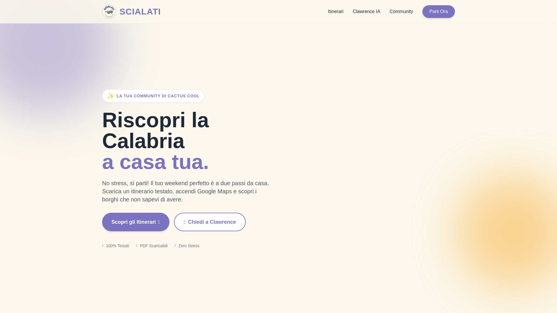 website screenshot of https://scialati.pages.dev/