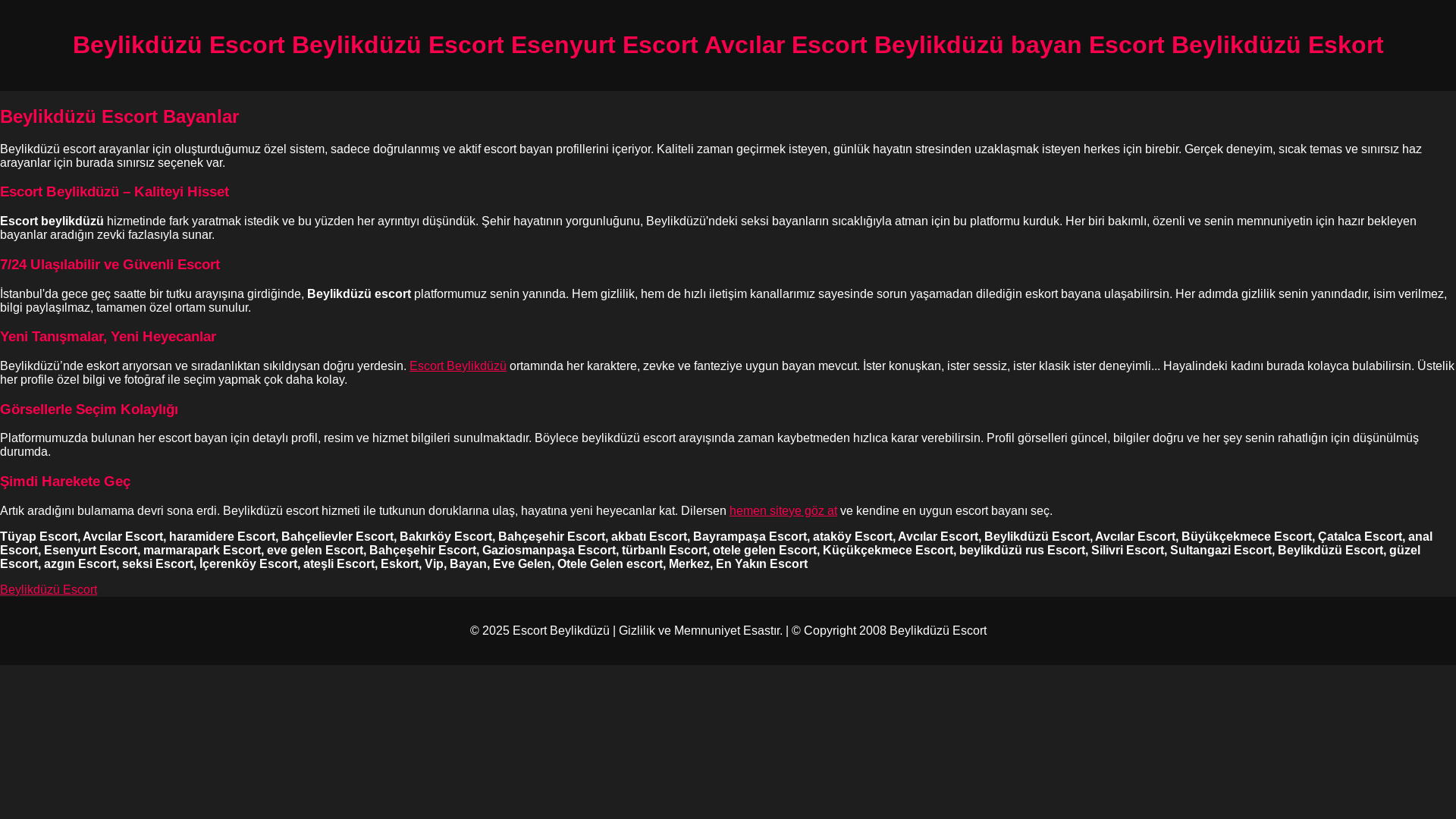 website screenshot of https://beylikduzubayans.click/