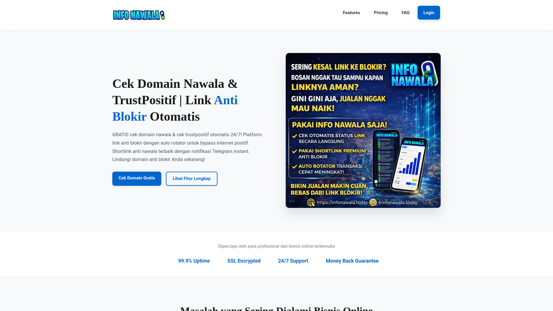 website screenshot of https://infonawala.today/