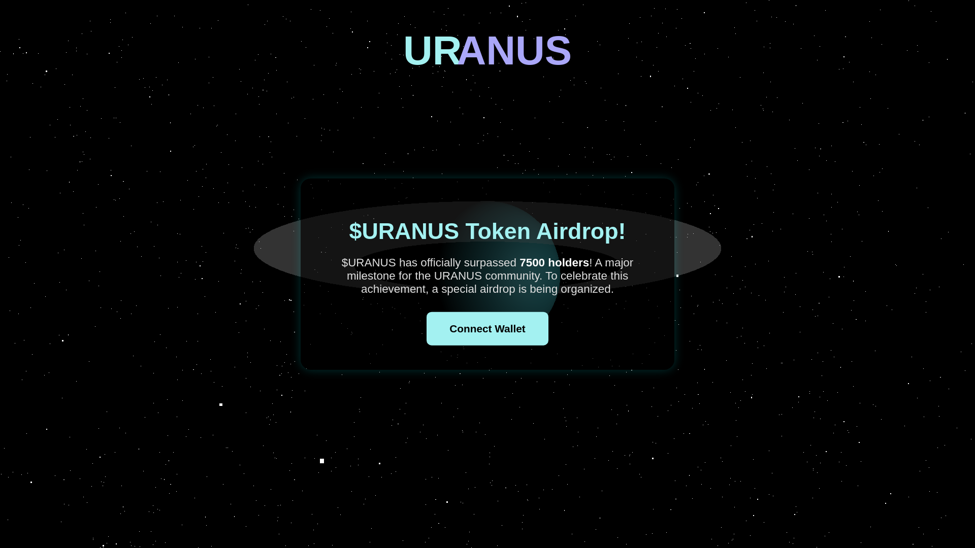 website screenshot of https://events-uranus.com/