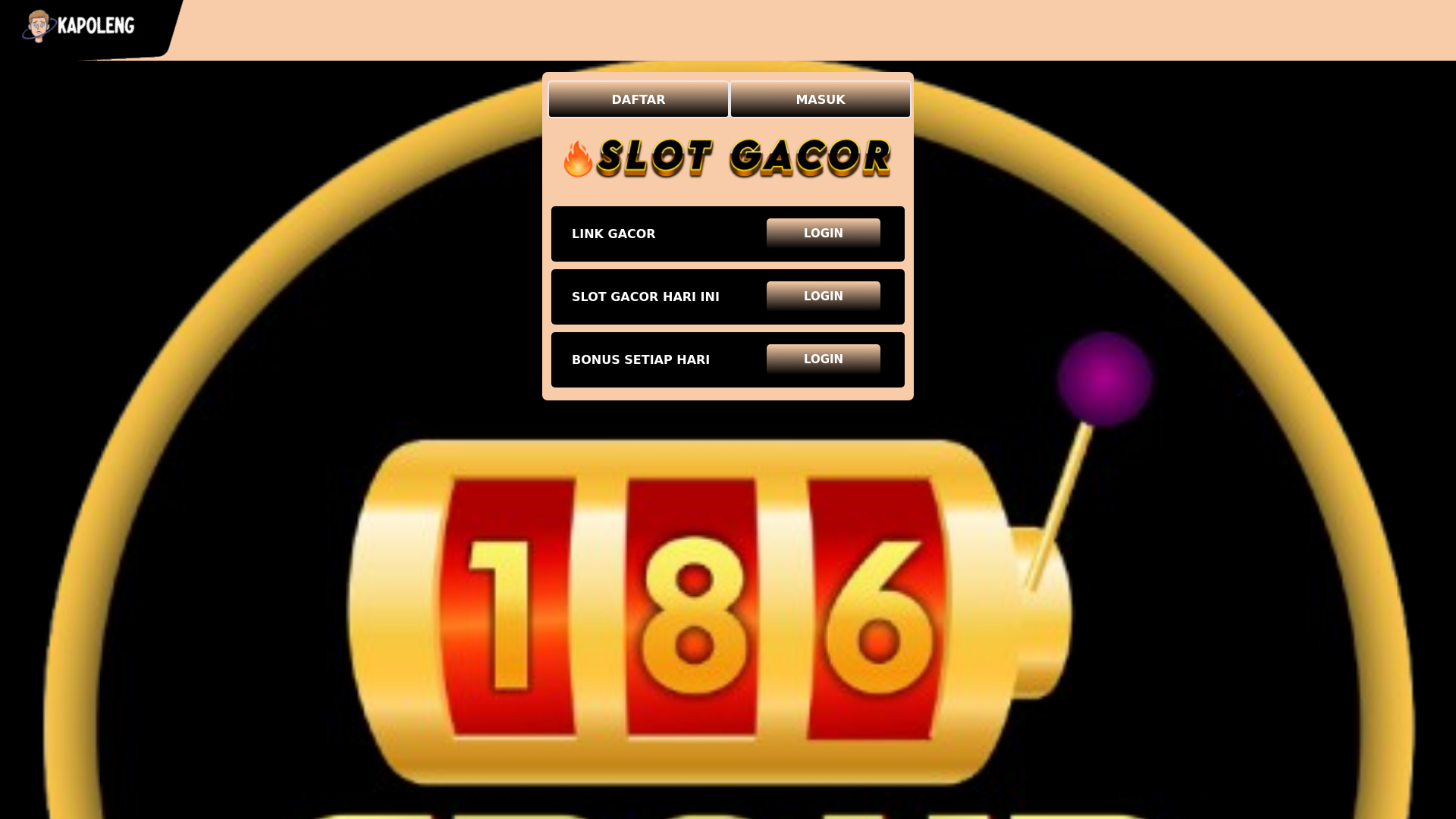 website screenshot of https://mimpirank1.pages.dev/