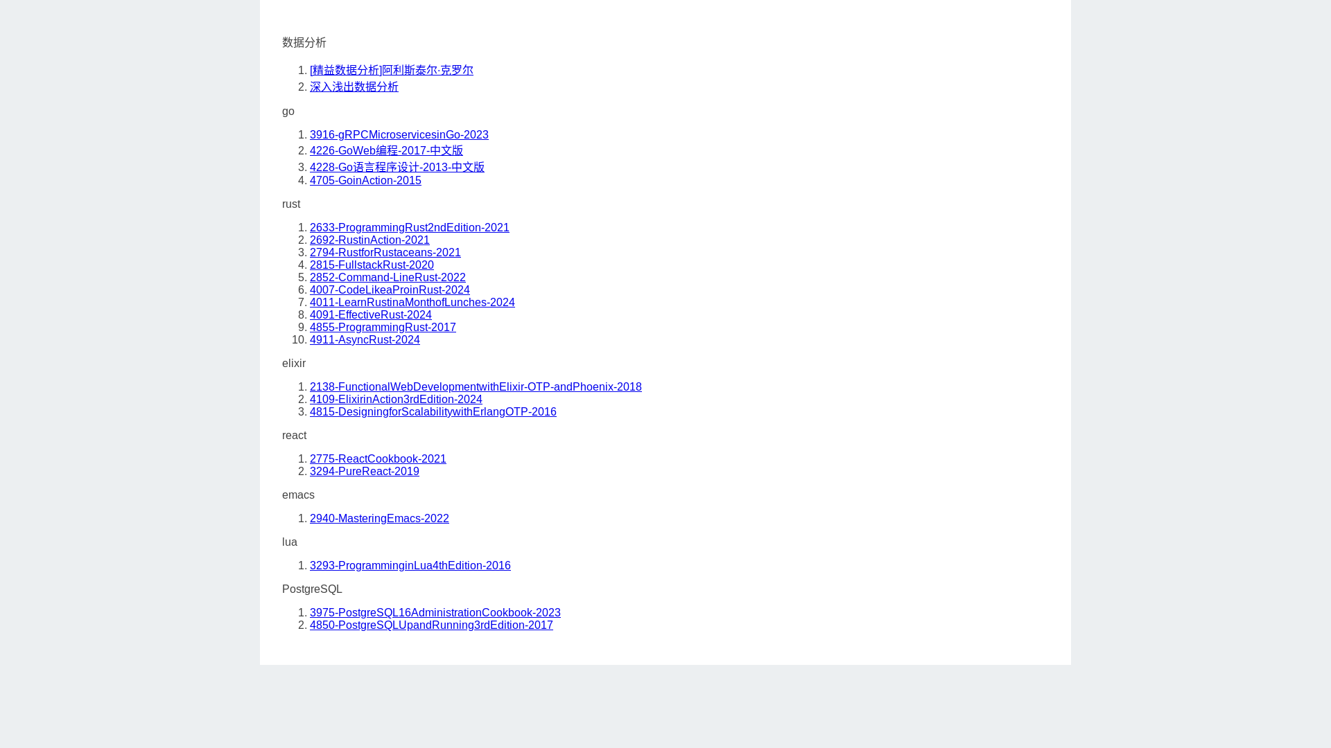 website screenshot of https://zero-books.pages.dev/