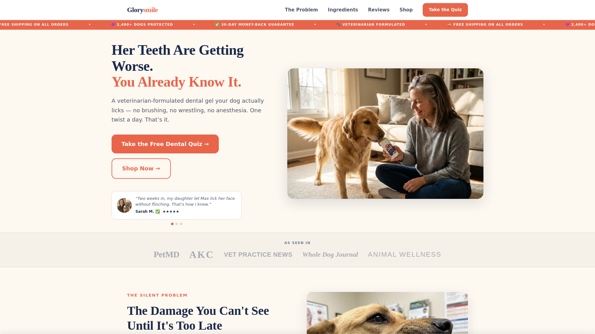 website screenshot of https://pet-review.pages.dev/