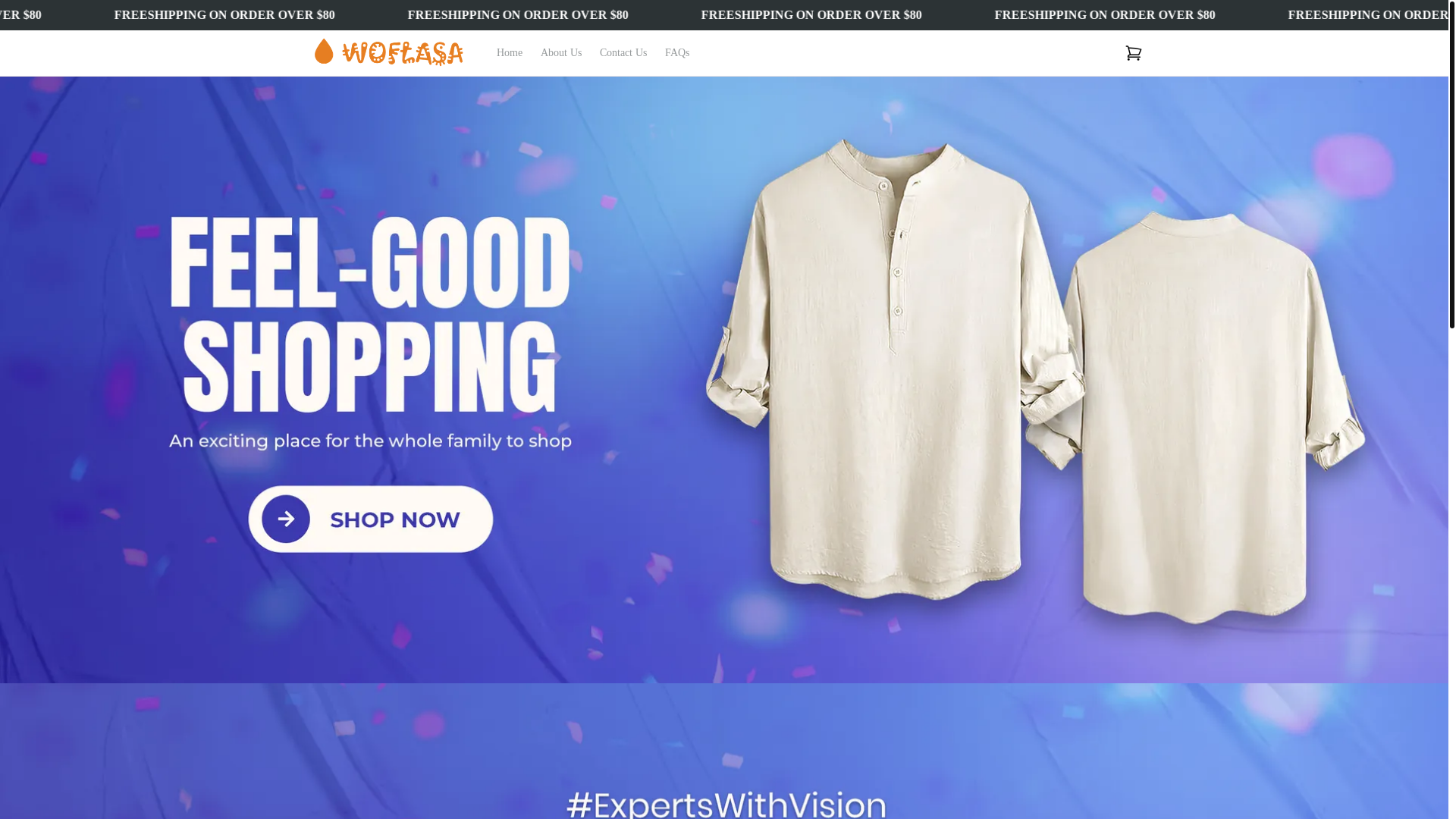 website screenshot of https://woflasa.com/