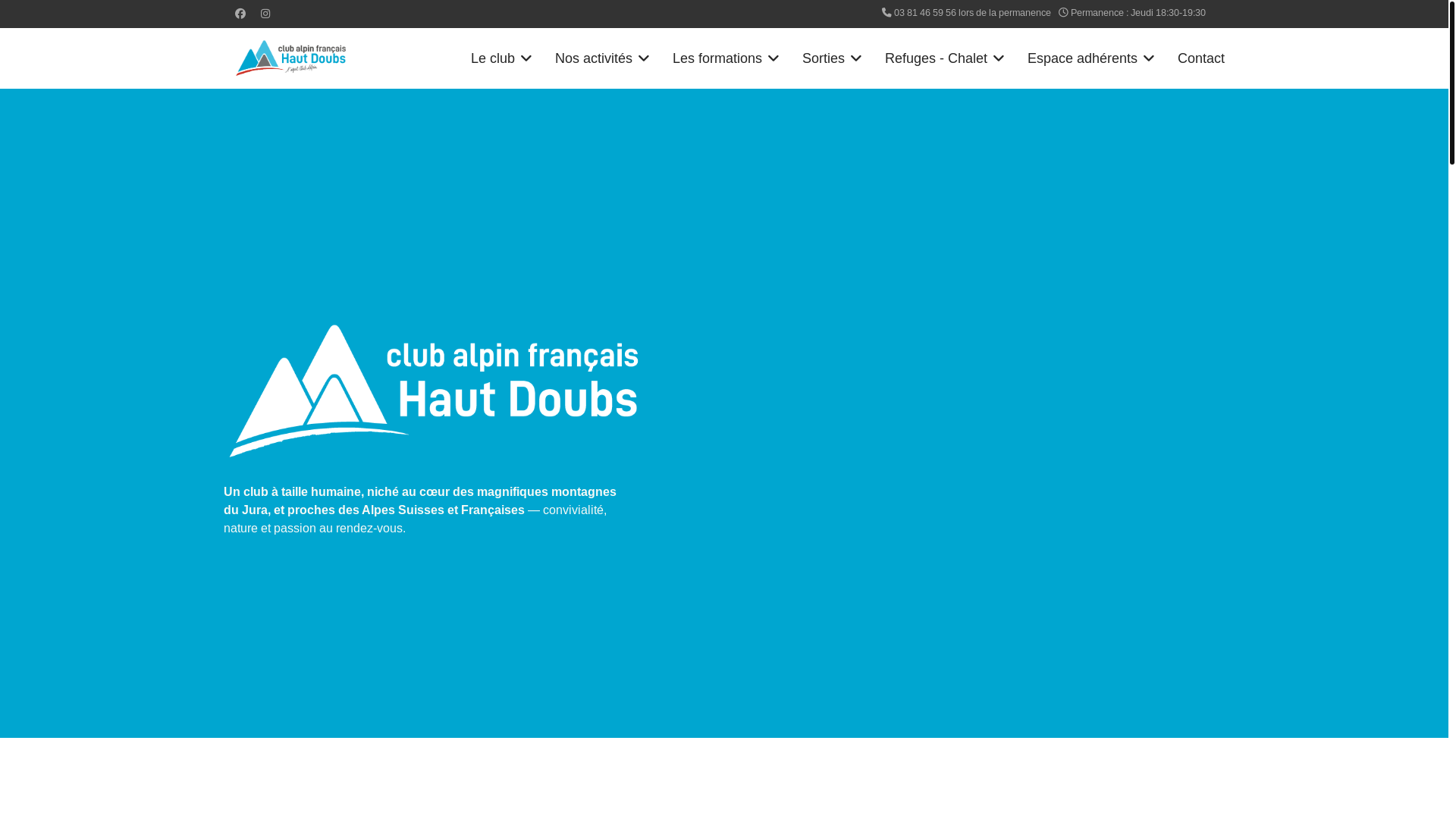 website screenshot of https://caf-hautdoubs.fr/