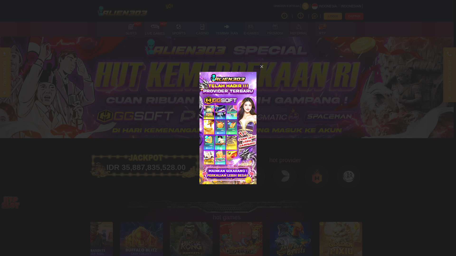 website screenshot of https://alien303chek.com/