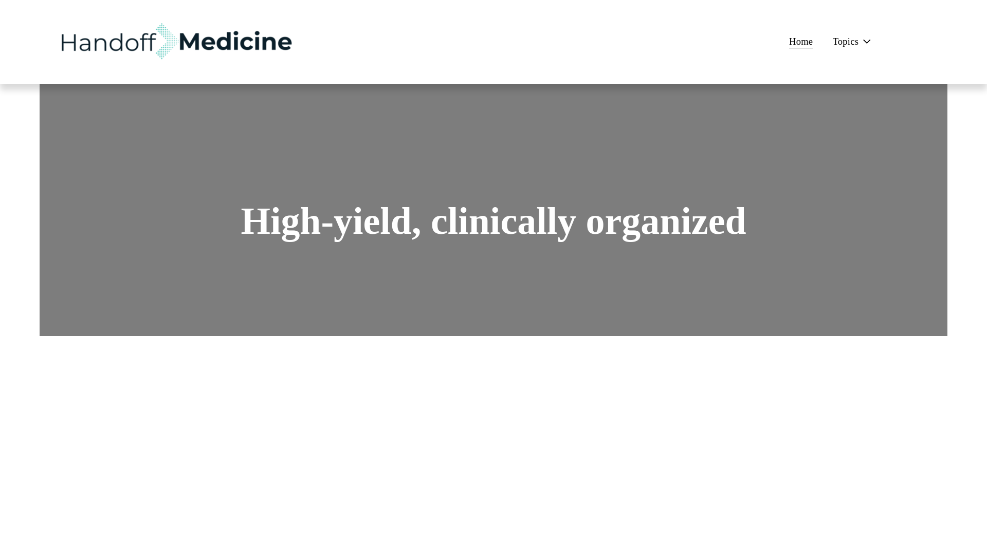 website screenshot of https://handoffmed.com/