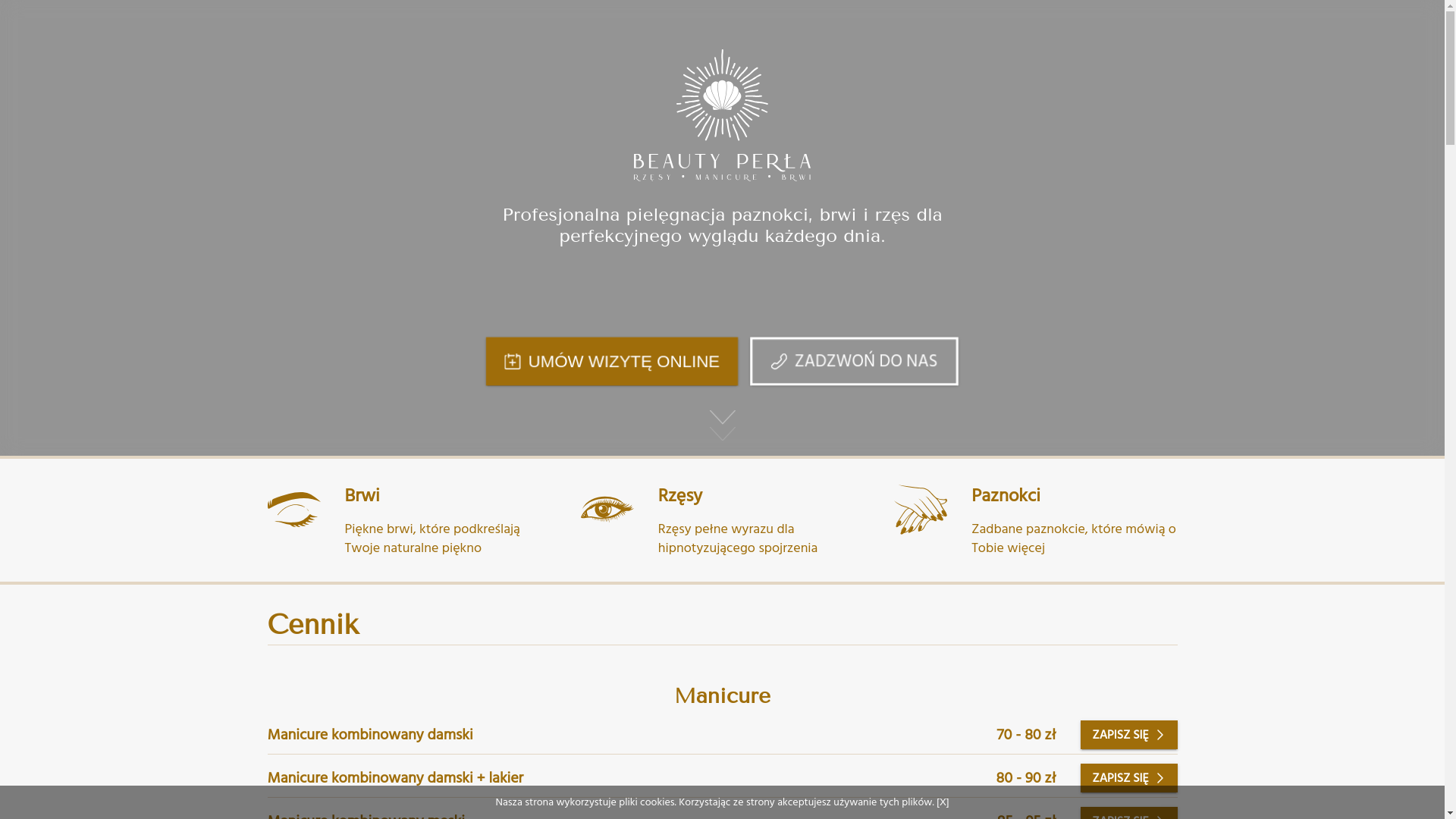 website screenshot of https://beauty-perla-landing.pages.dev/