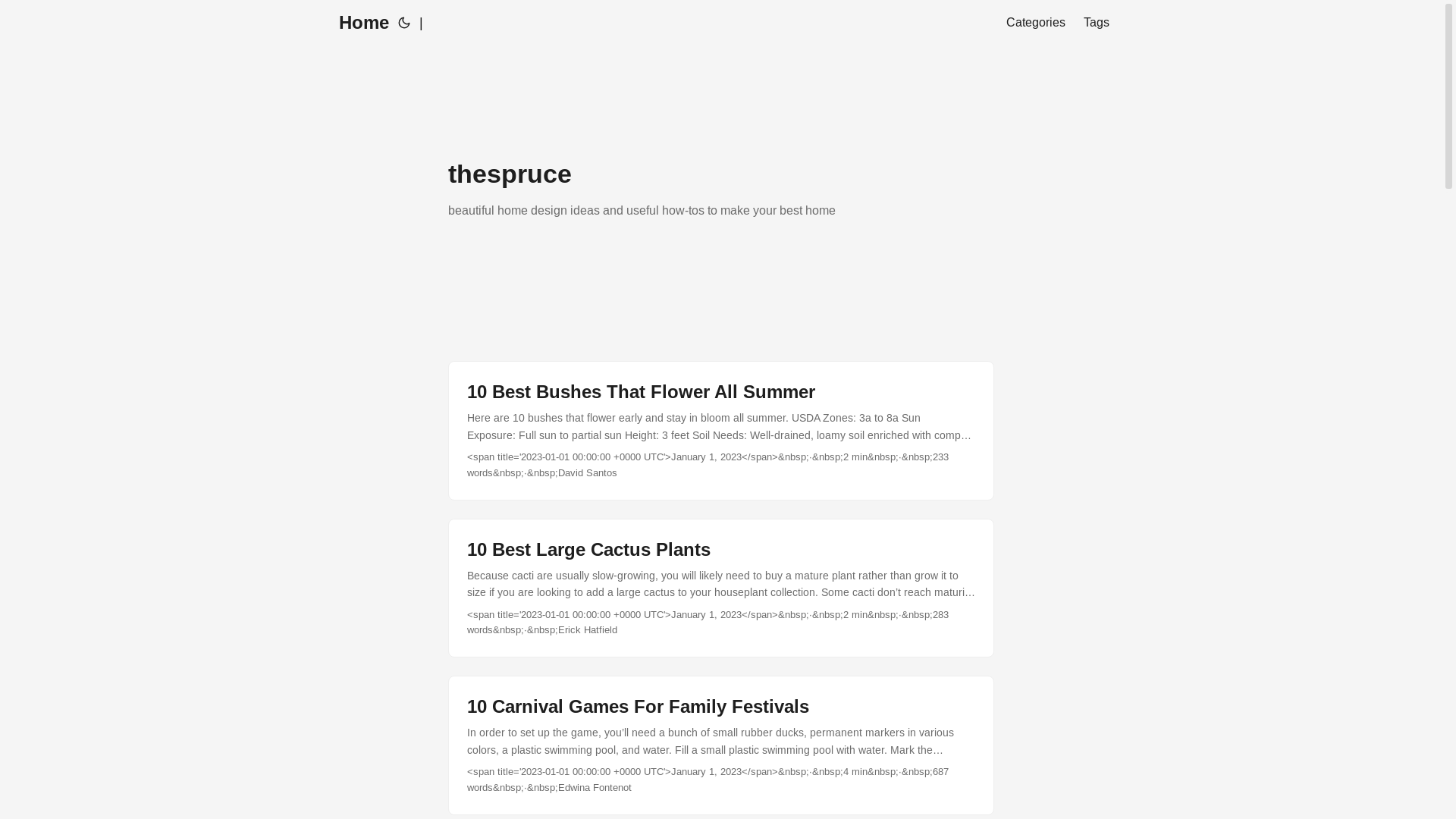 website screenshot of https://thespruce25.pages.dev/