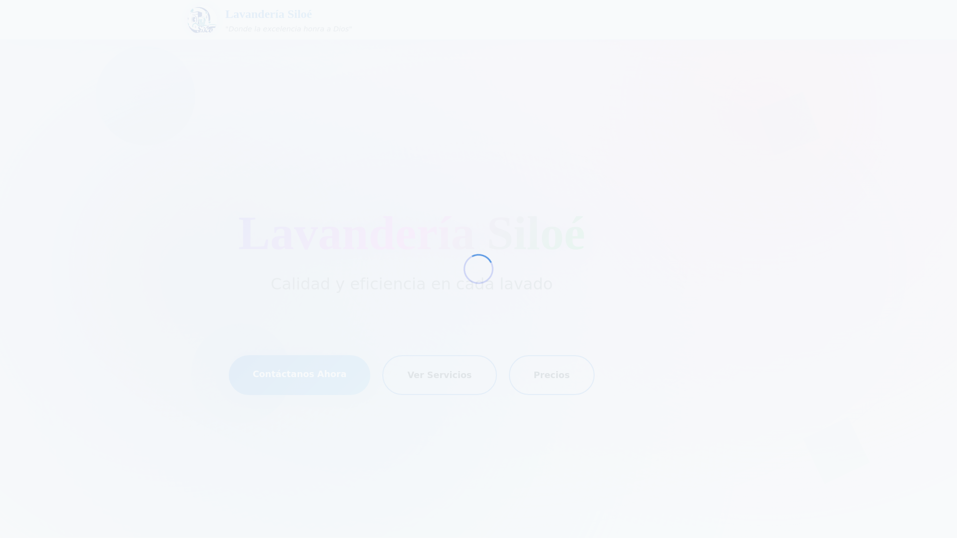 website screenshot of https://lavanderia-siloe.pages.dev/