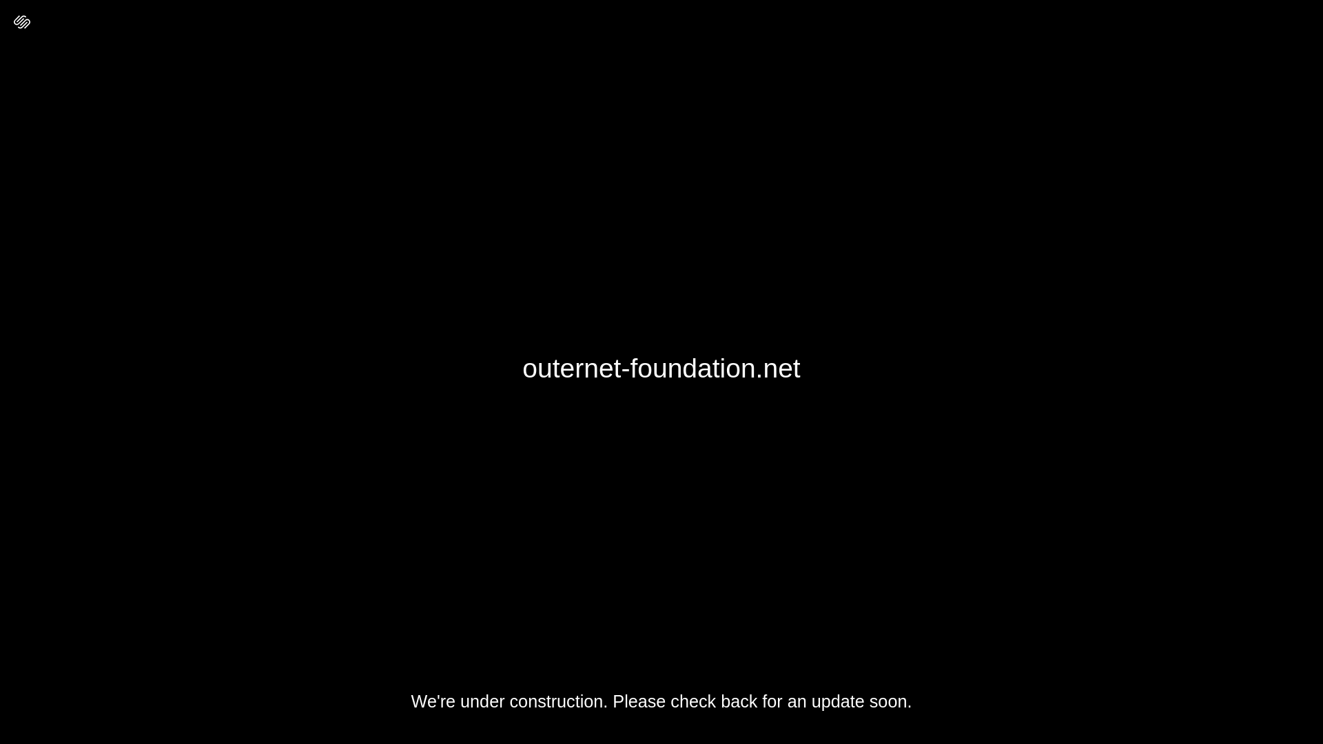 website screenshot of https://outernet-foundation.net/