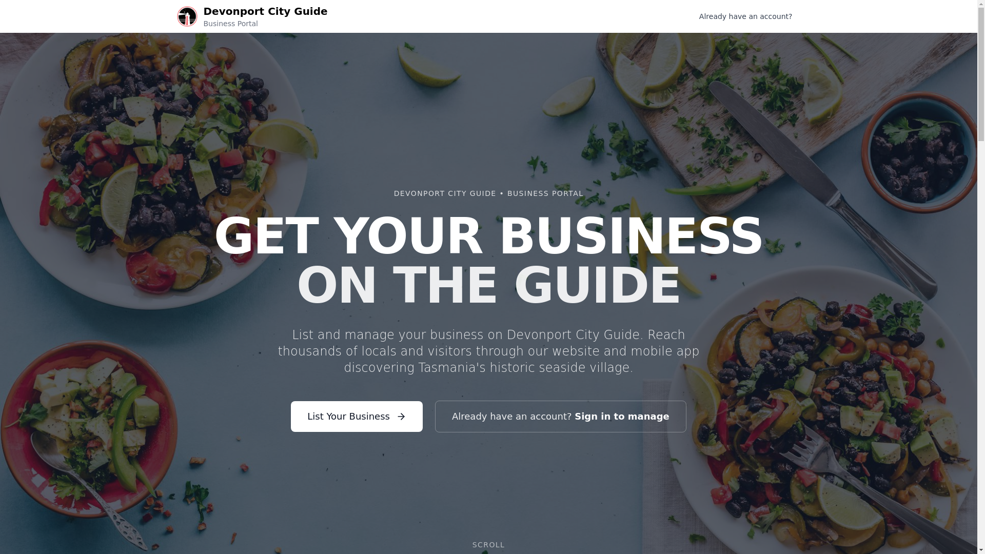 website screenshot of https://devonportbusinessmanagement.pages.dev/