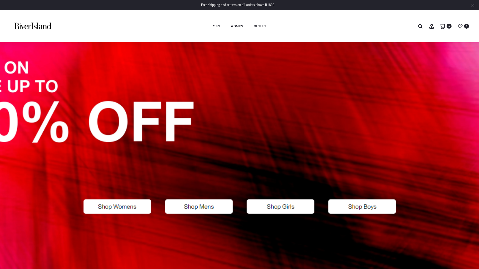 website screenshot of https://riverislandsouth-africa.com/