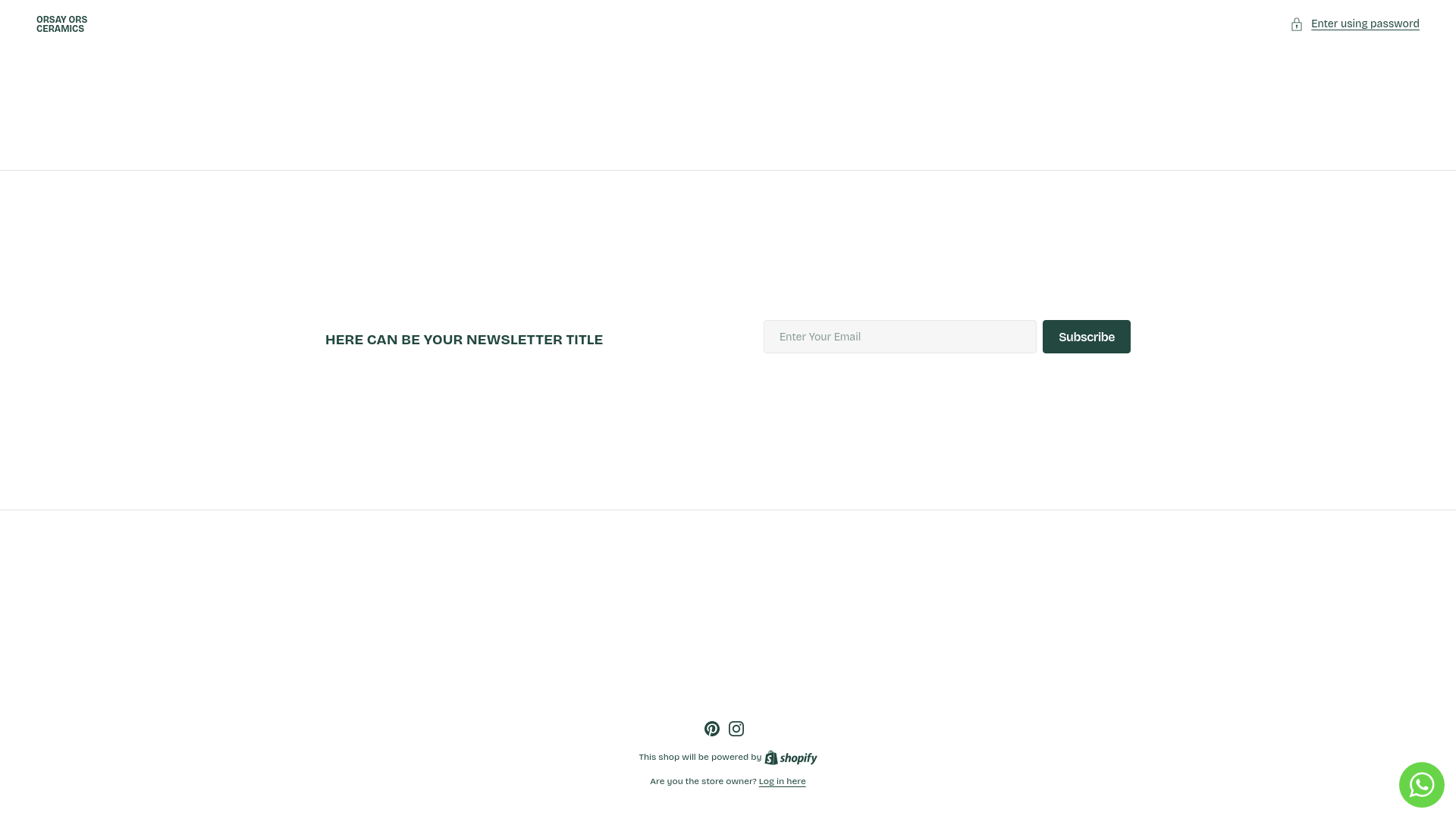 website screenshot of https://orsayors.com/