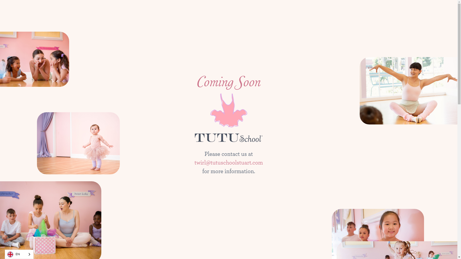 website screenshot of https://tutuschoolstuart.com/