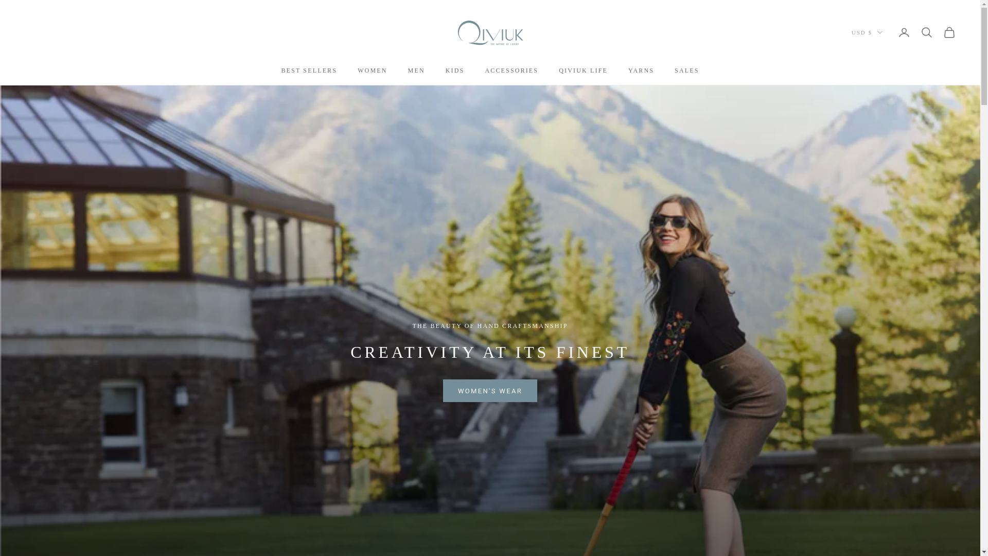 website screenshot of https://qiviukshop.com/