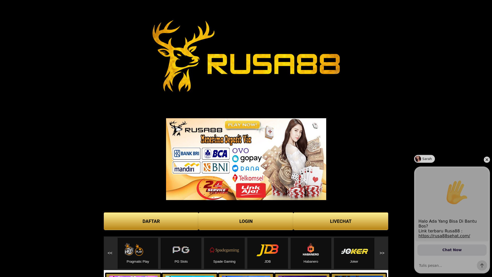 website screenshot of https://rusartp.live/
