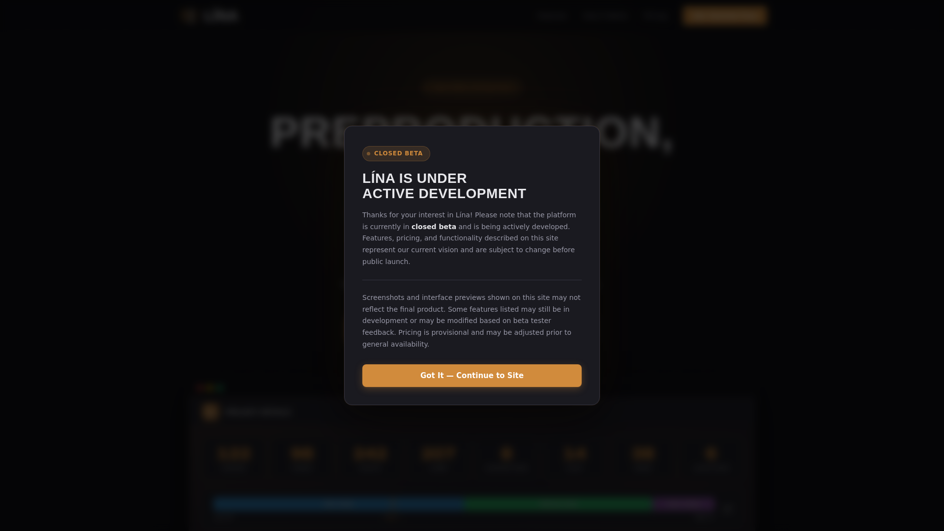 website screenshot of https://discover-lina.pages.dev/