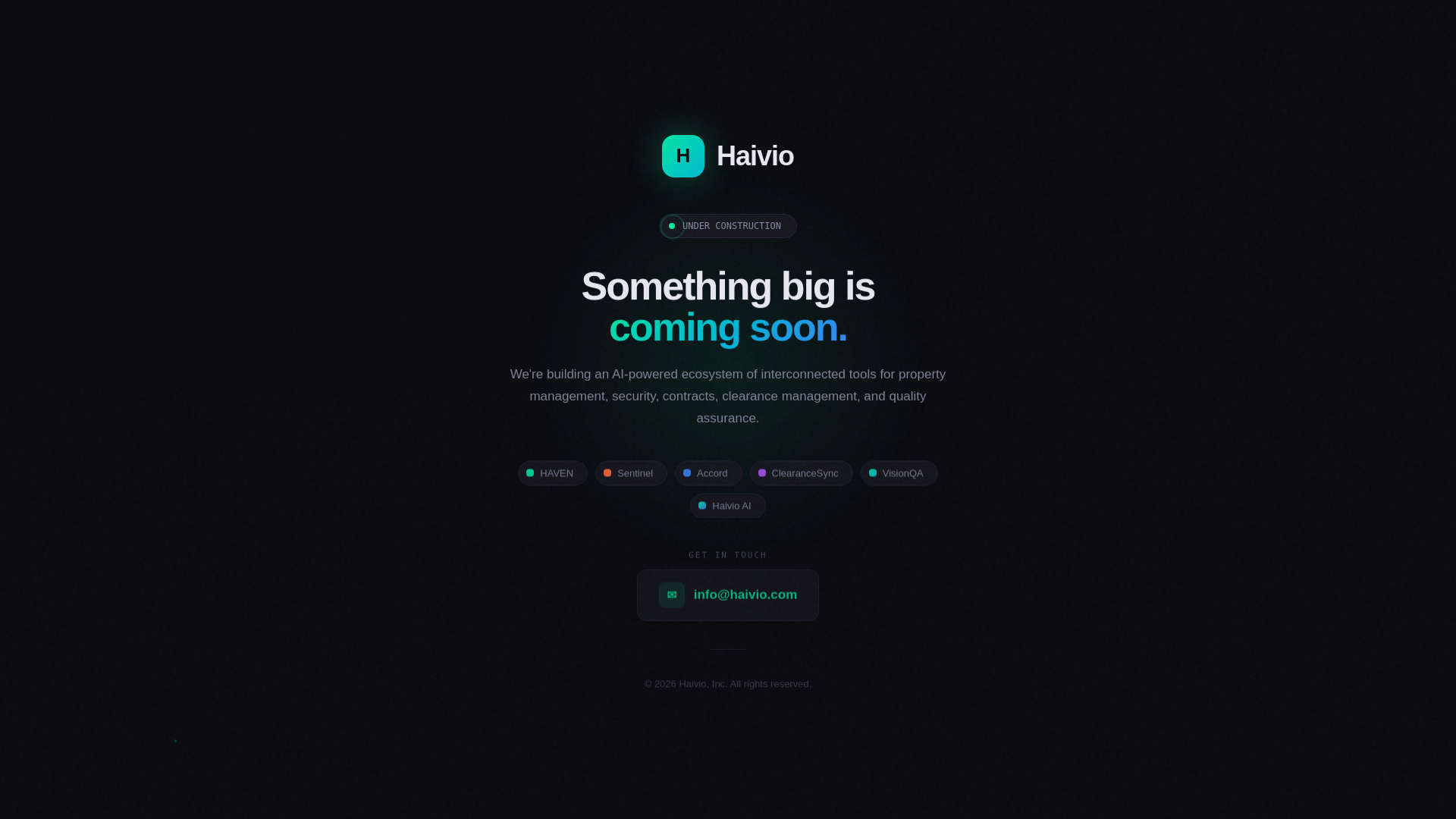 website screenshot of https://haivio.pages.dev/