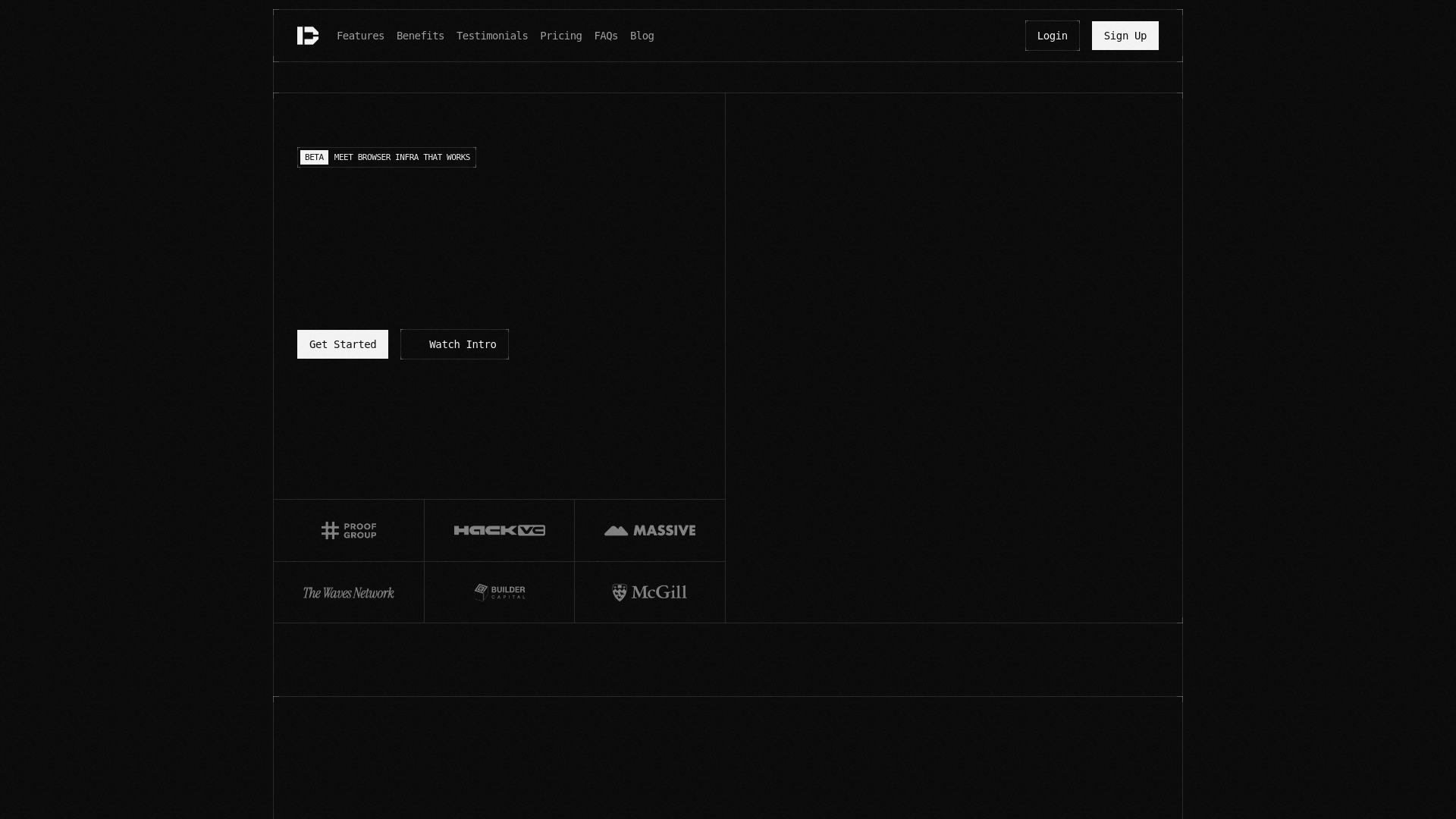 website screenshot of https://deployingest.com/