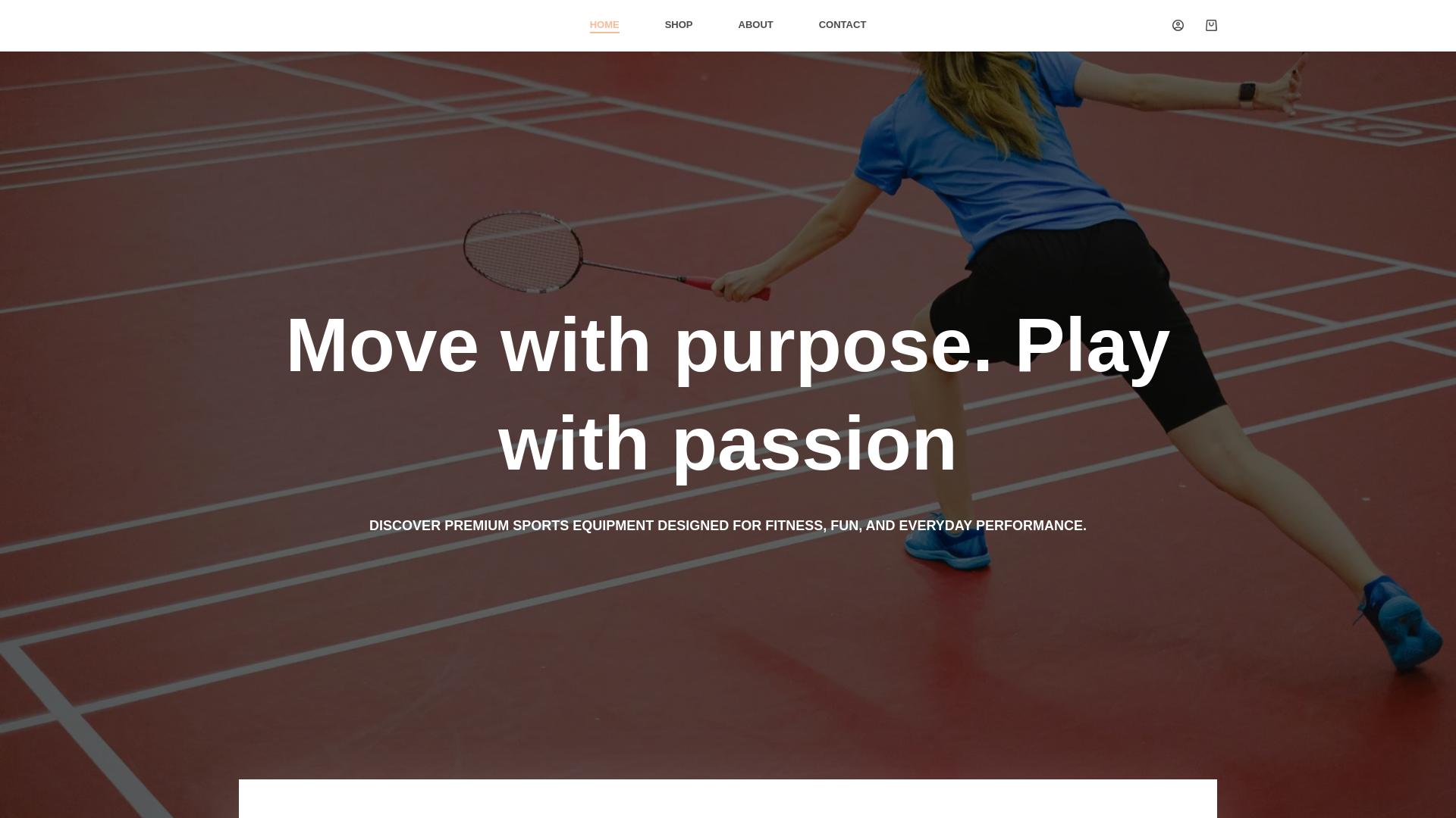 website screenshot of https://sportivoe.asia/