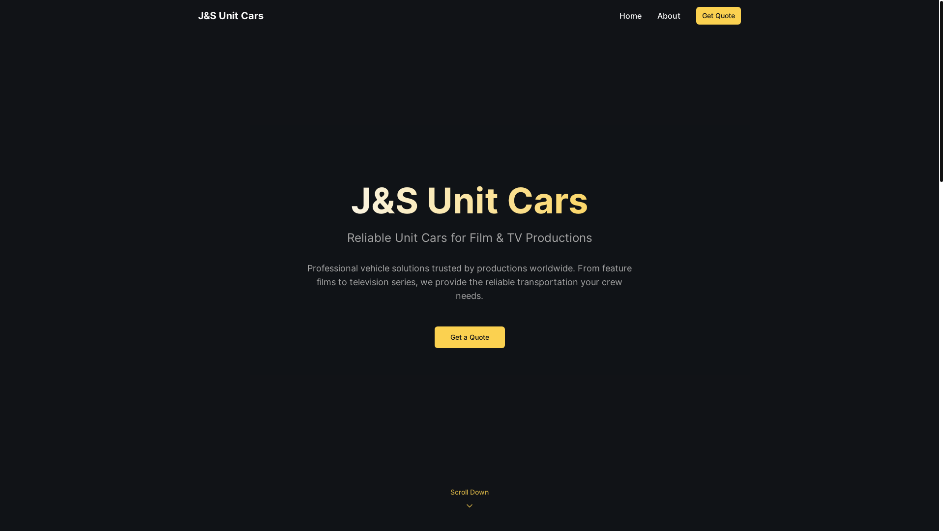 website screenshot of https://jsunitcars.com/