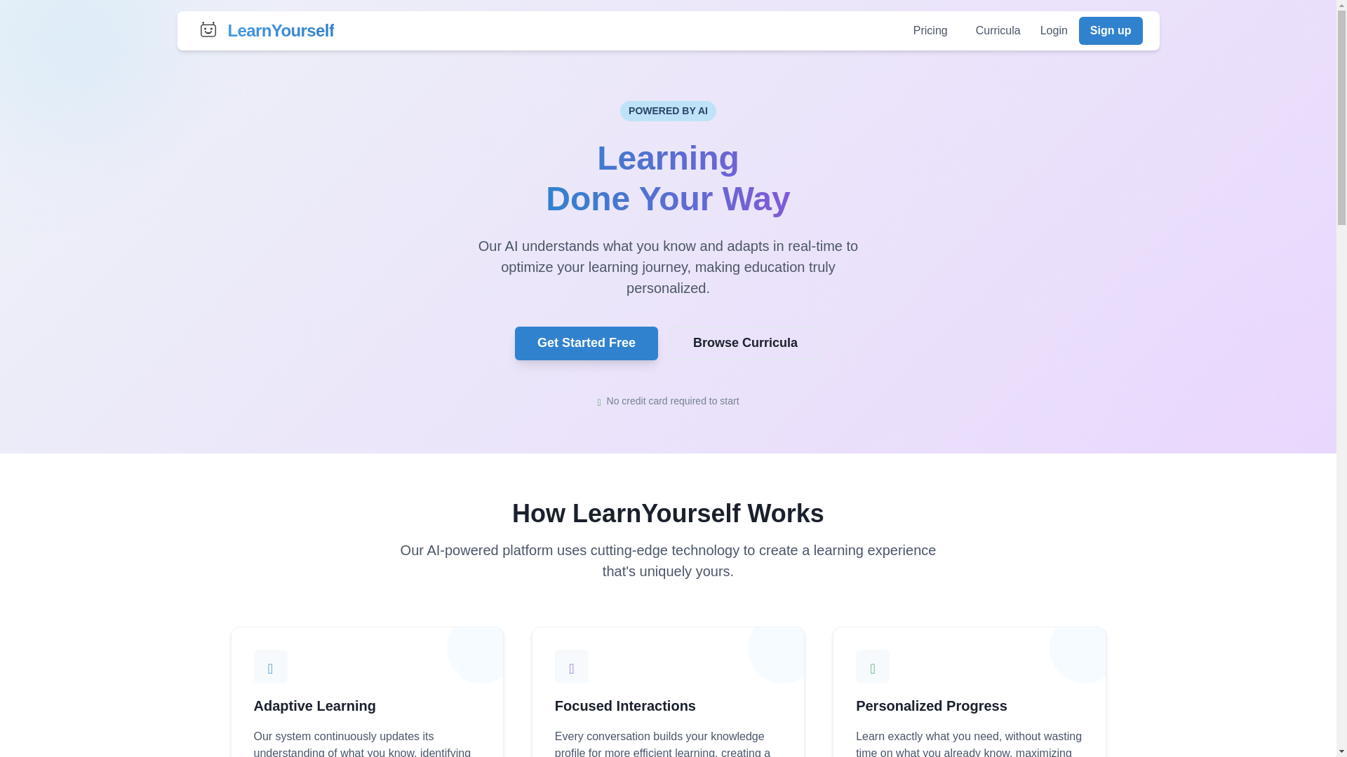 website screenshot of https://learn-yourself-frontend-dev.pages.dev/