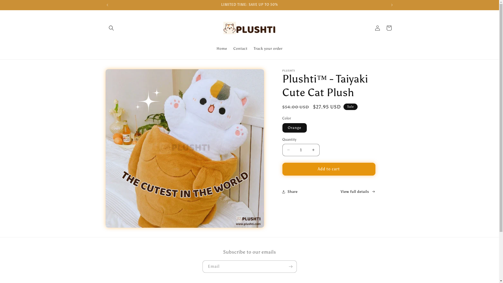 website screenshot of https://plushti.shop/