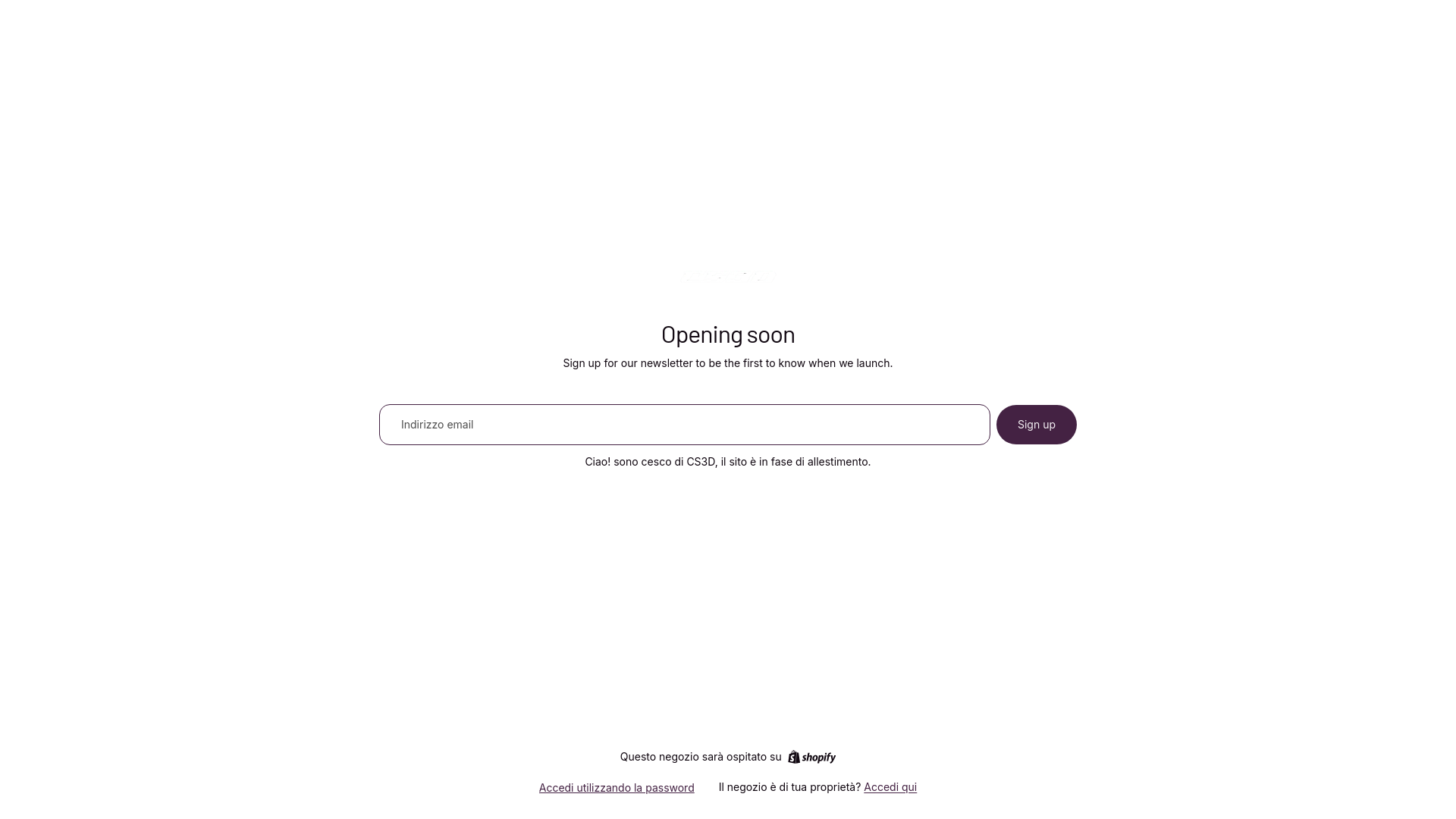 website screenshot of https://cs3dparts.com/