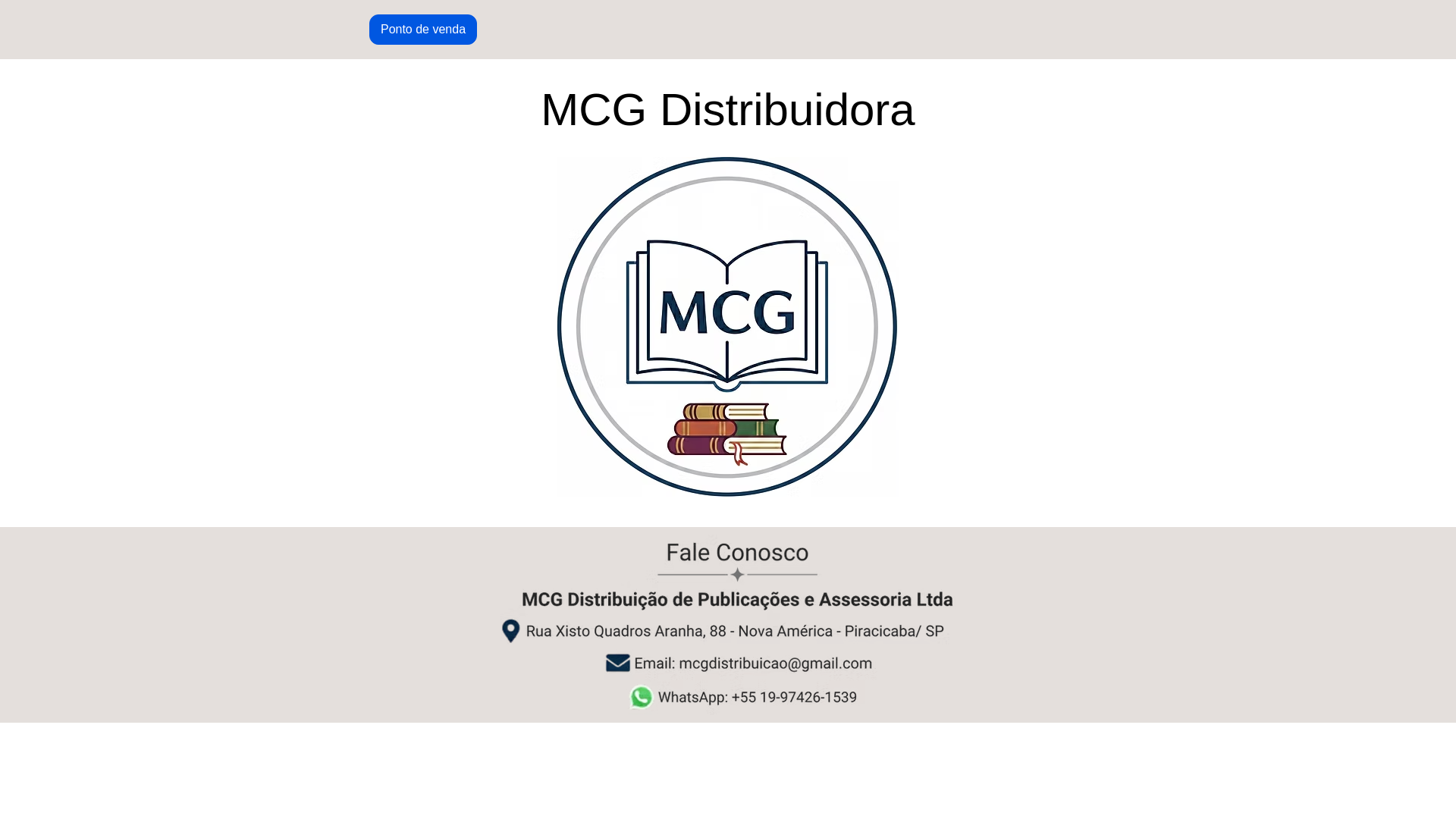 website screenshot of https://mcgdistribuidora.com.br/