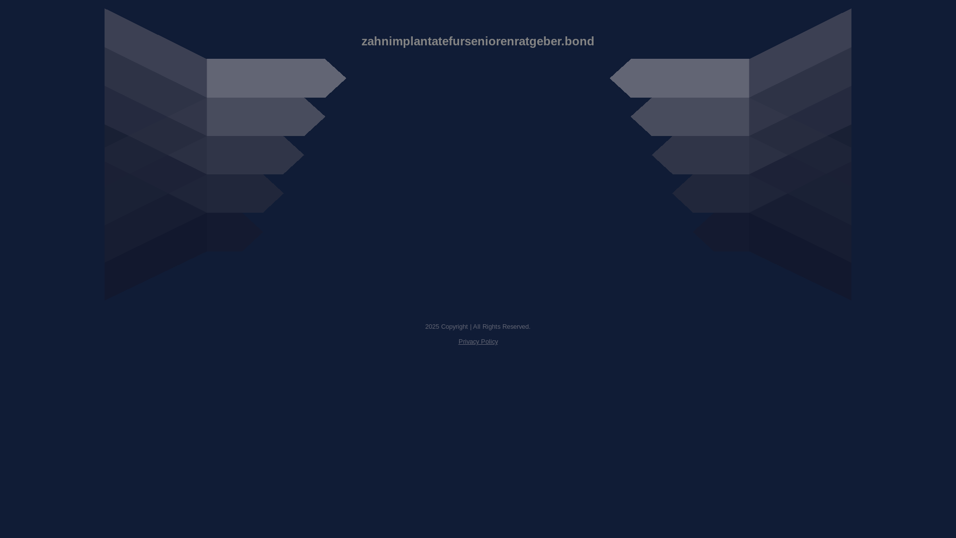 website screenshot of https://zahnimplantatefurseniorenratgeber.bond/