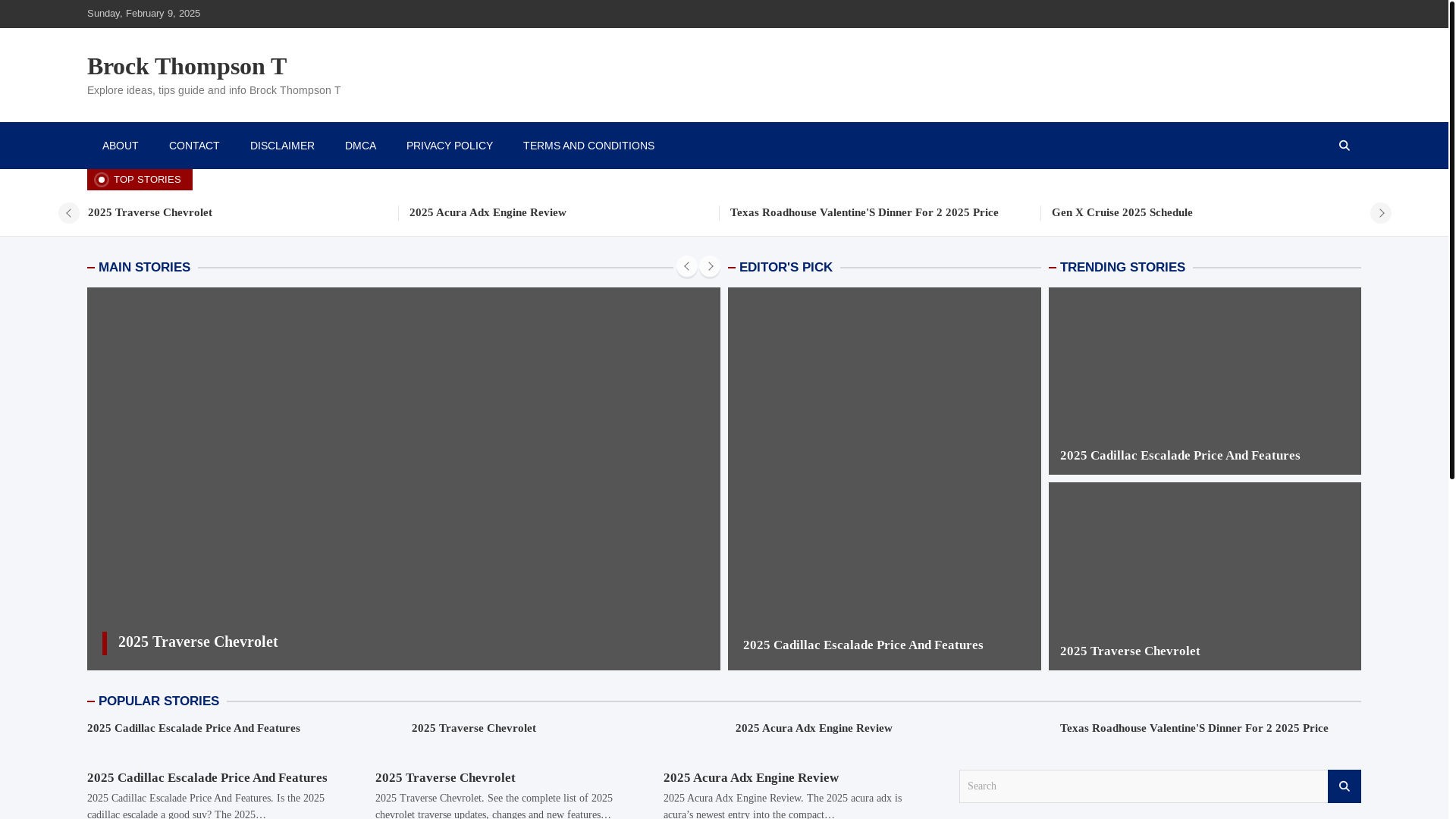 website screenshot of https://brockthompsont.pages.dev/