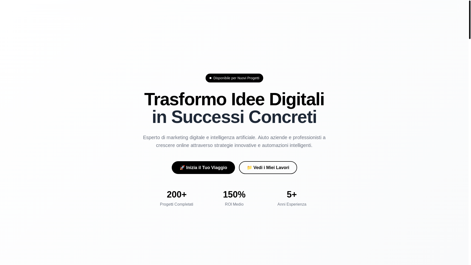 website screenshot of https://fabiomiliucci.it/