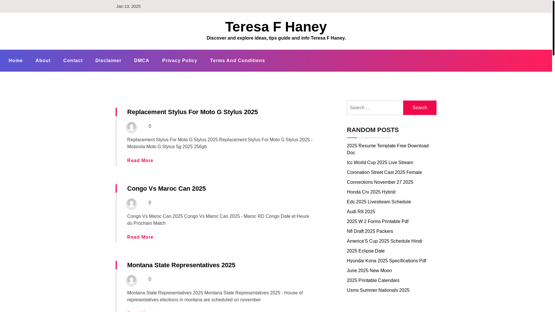 website screenshot of https://teresafhaneyj.pages.dev/