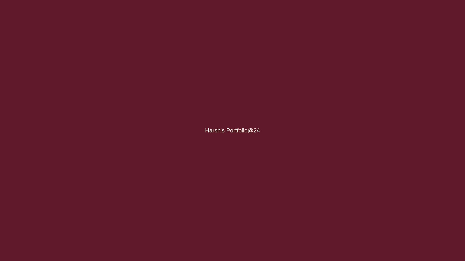 website screenshot of https://harshrz.com/