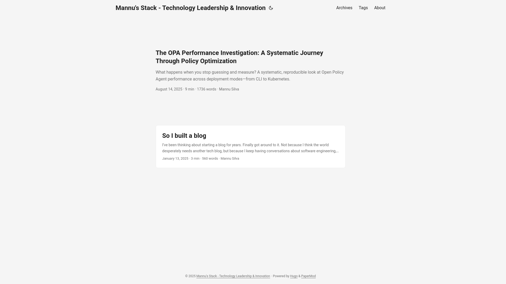 website screenshot of https://mannustack.com/
