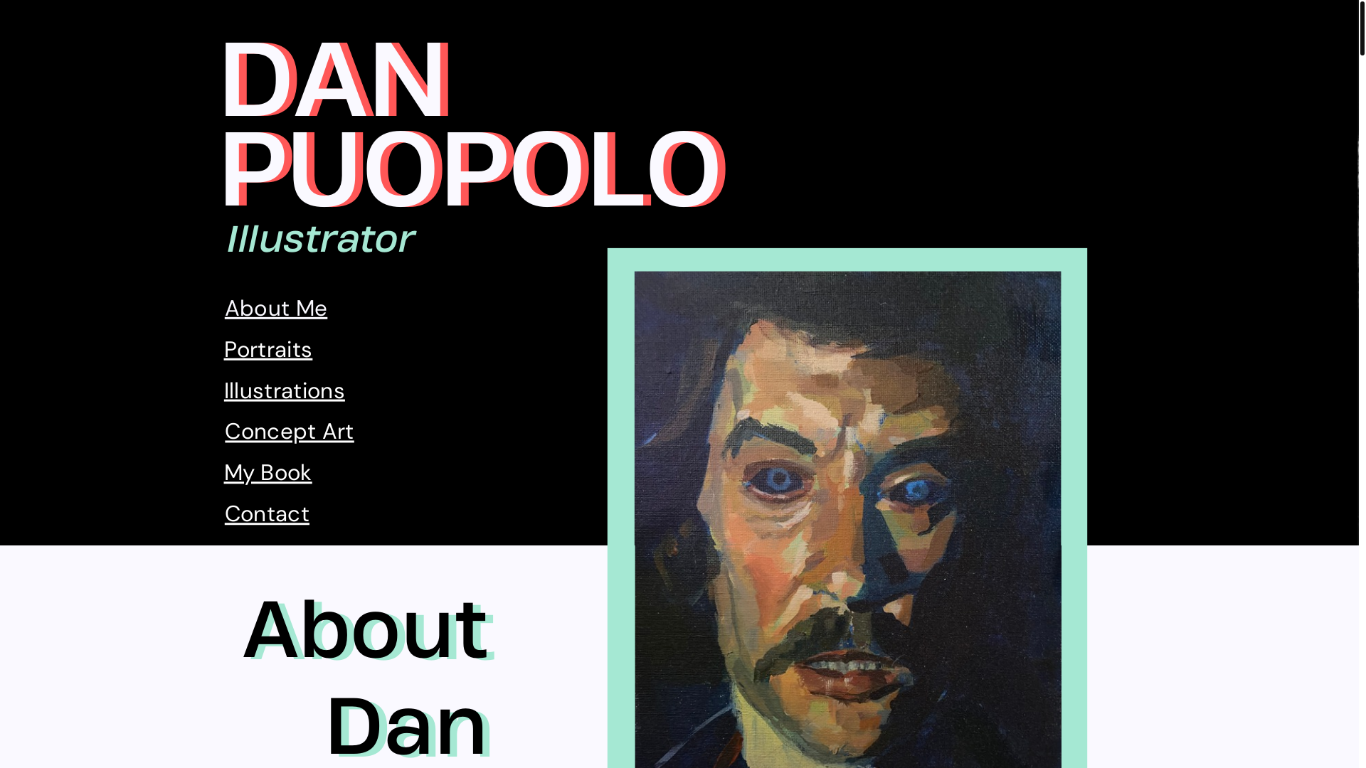 website screenshot of https://danpuopolo.com/