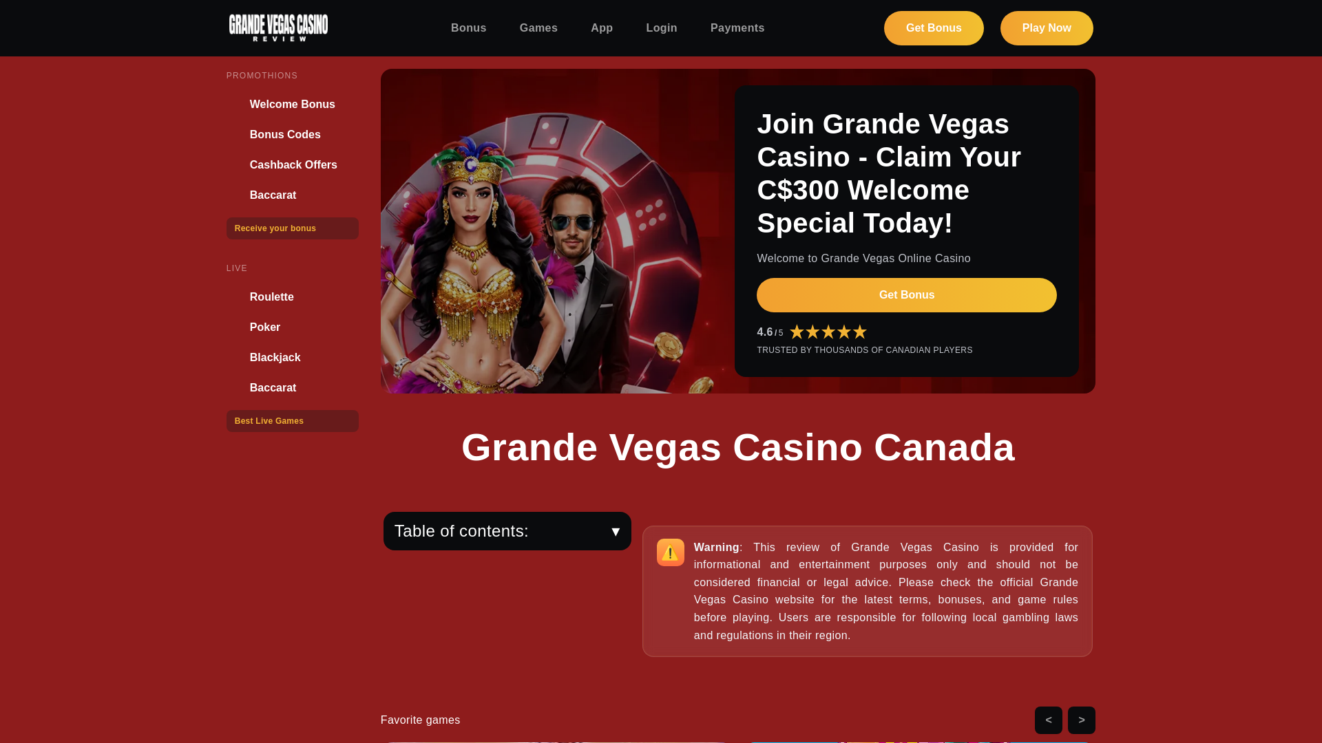website screenshot of https://grandevegascasinocanada-com.pages.dev/