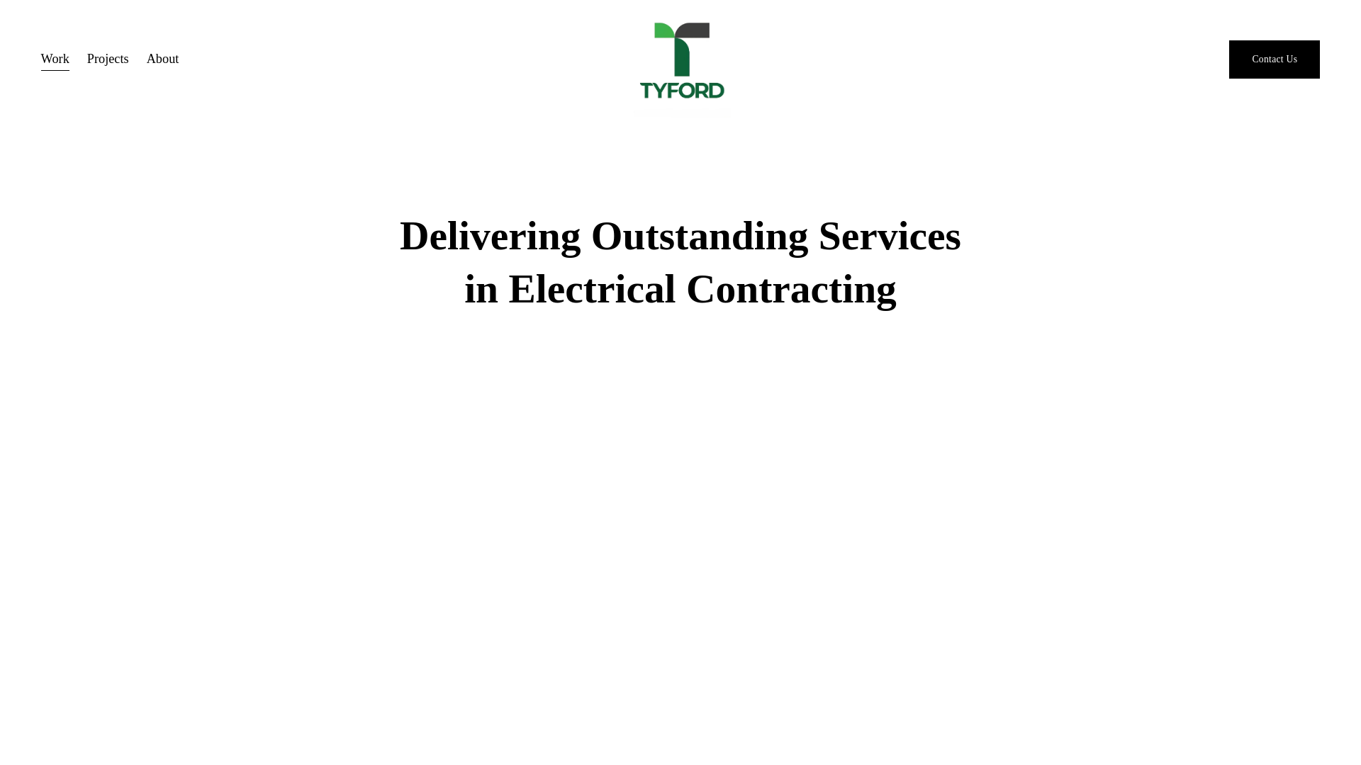 website screenshot of https://tyford.uk/