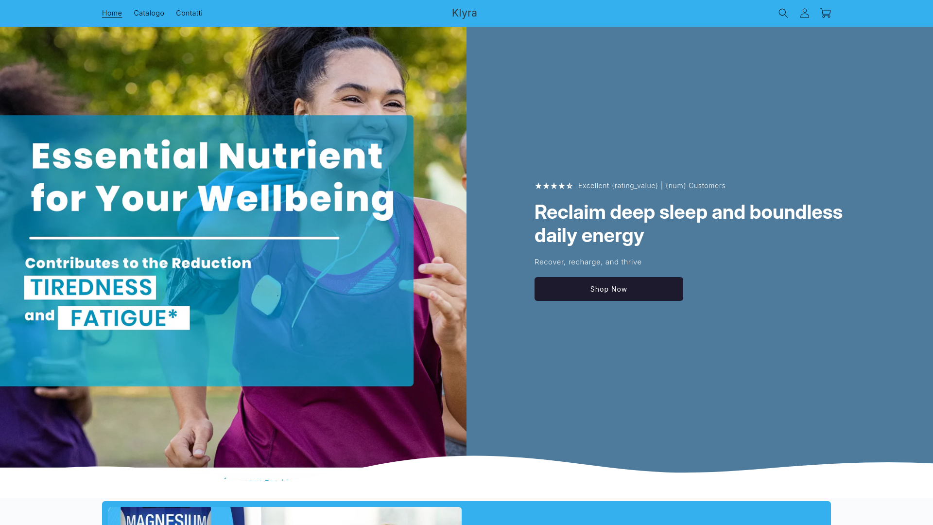 website screenshot of https://klyra.company/