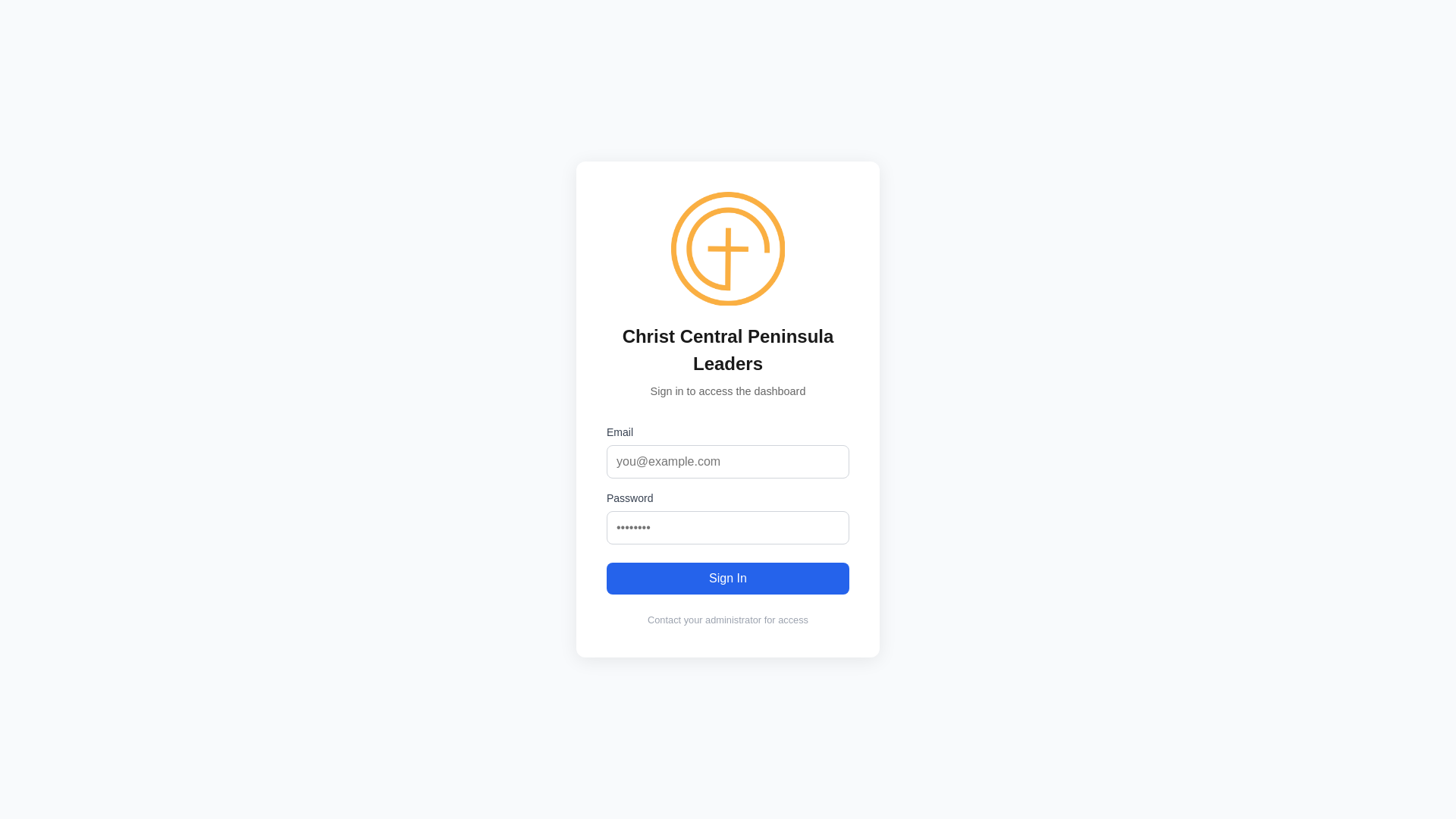 website screenshot of https://christcentralorg.com/