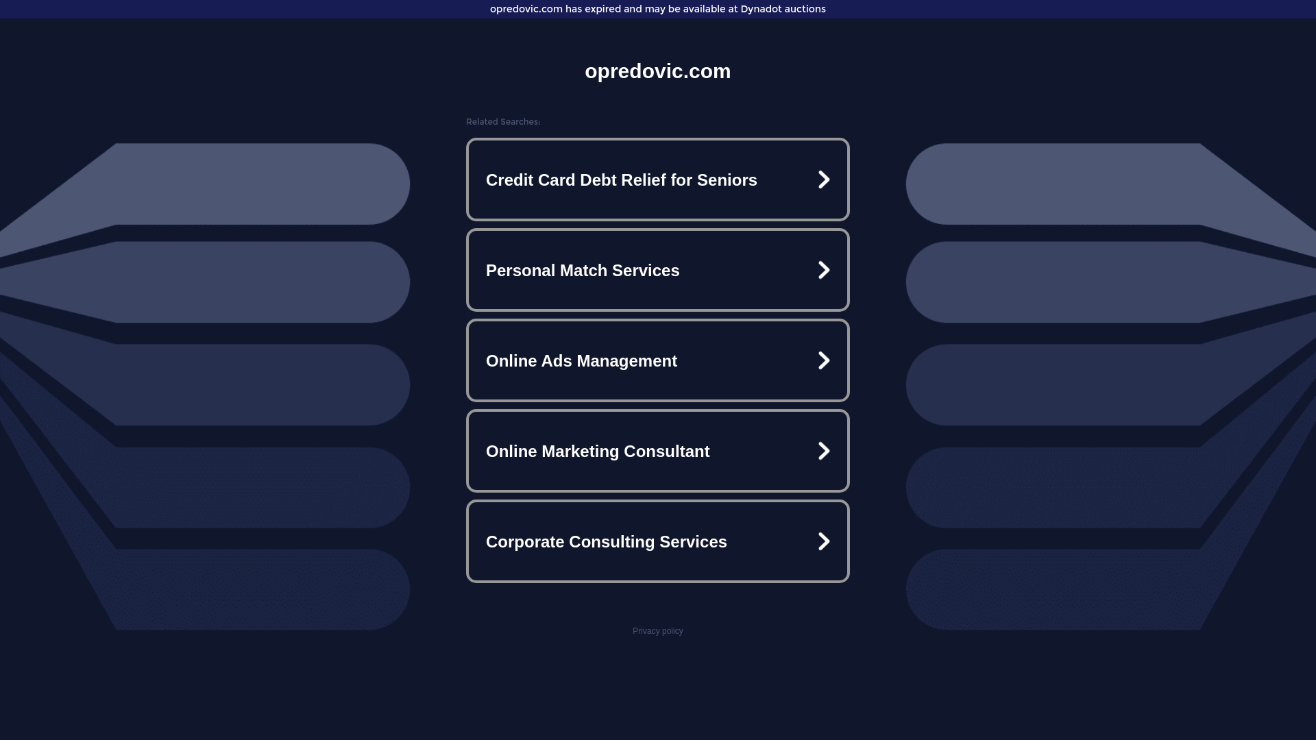 website screenshot of https://fbnfh.opredovic.com