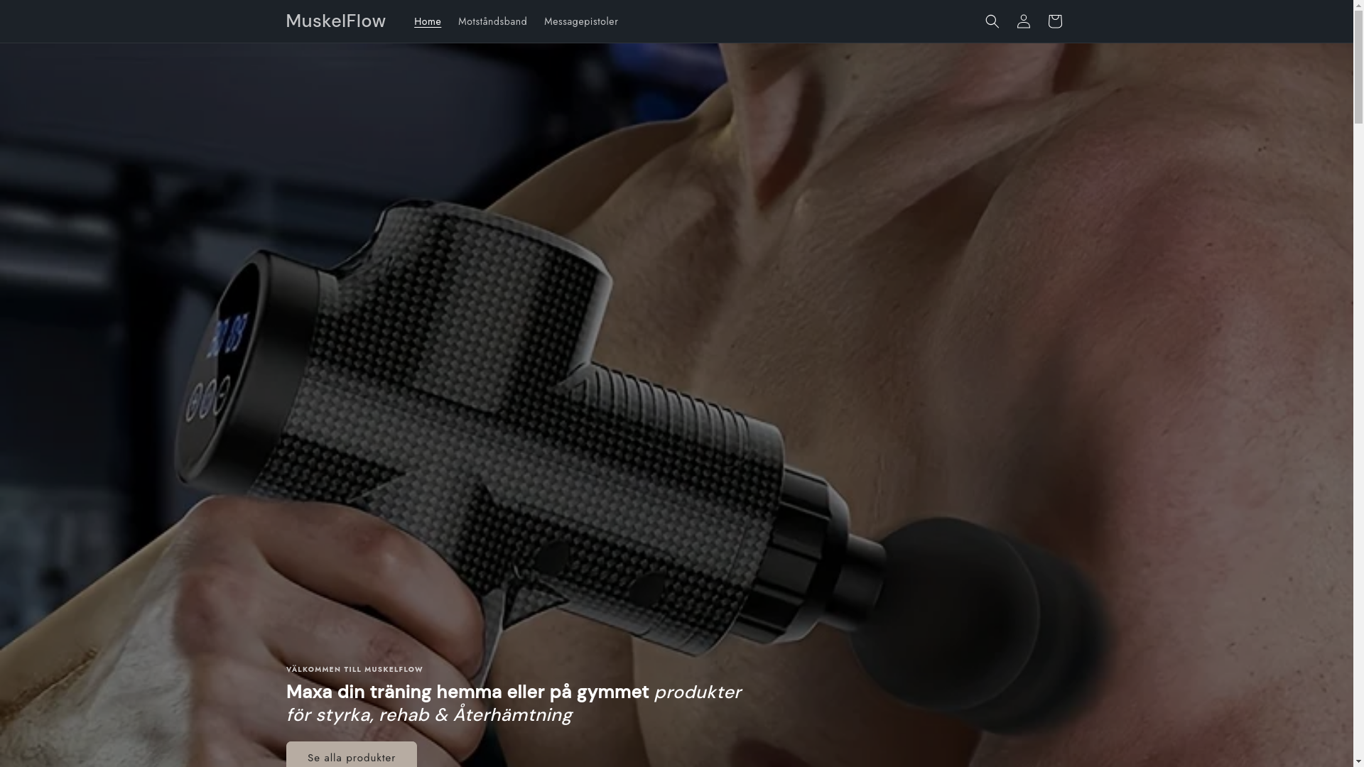 website screenshot of https://muscleflowapp.com/