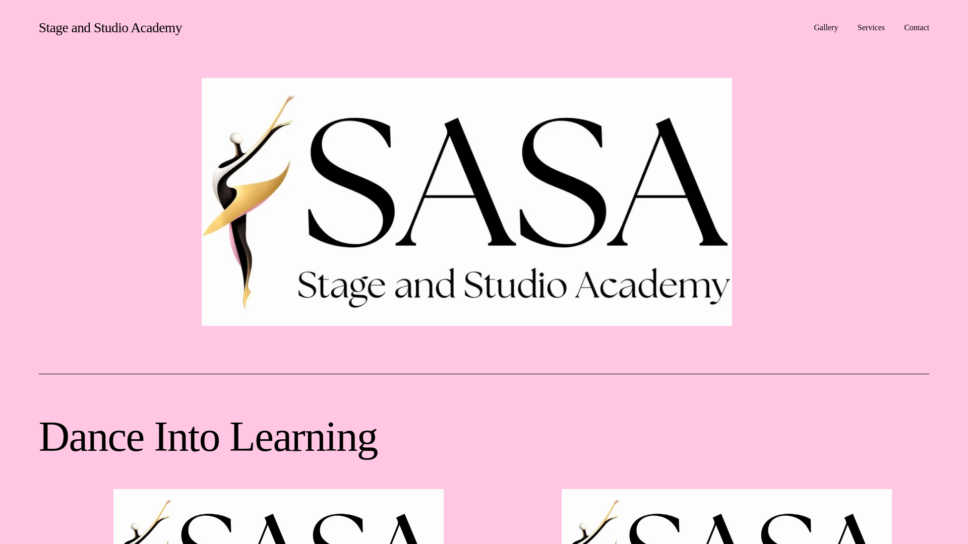 website screenshot of https://stageandstudioacademy.com/